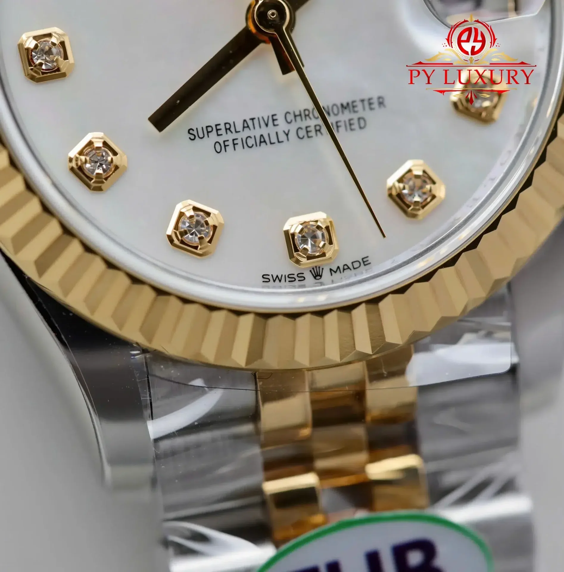 Rolex Datejust 278273 Two Tone Yellow Gold MOP Diamond Dial Jubilee 1:1 Replica THBF 31mm - 图片 7