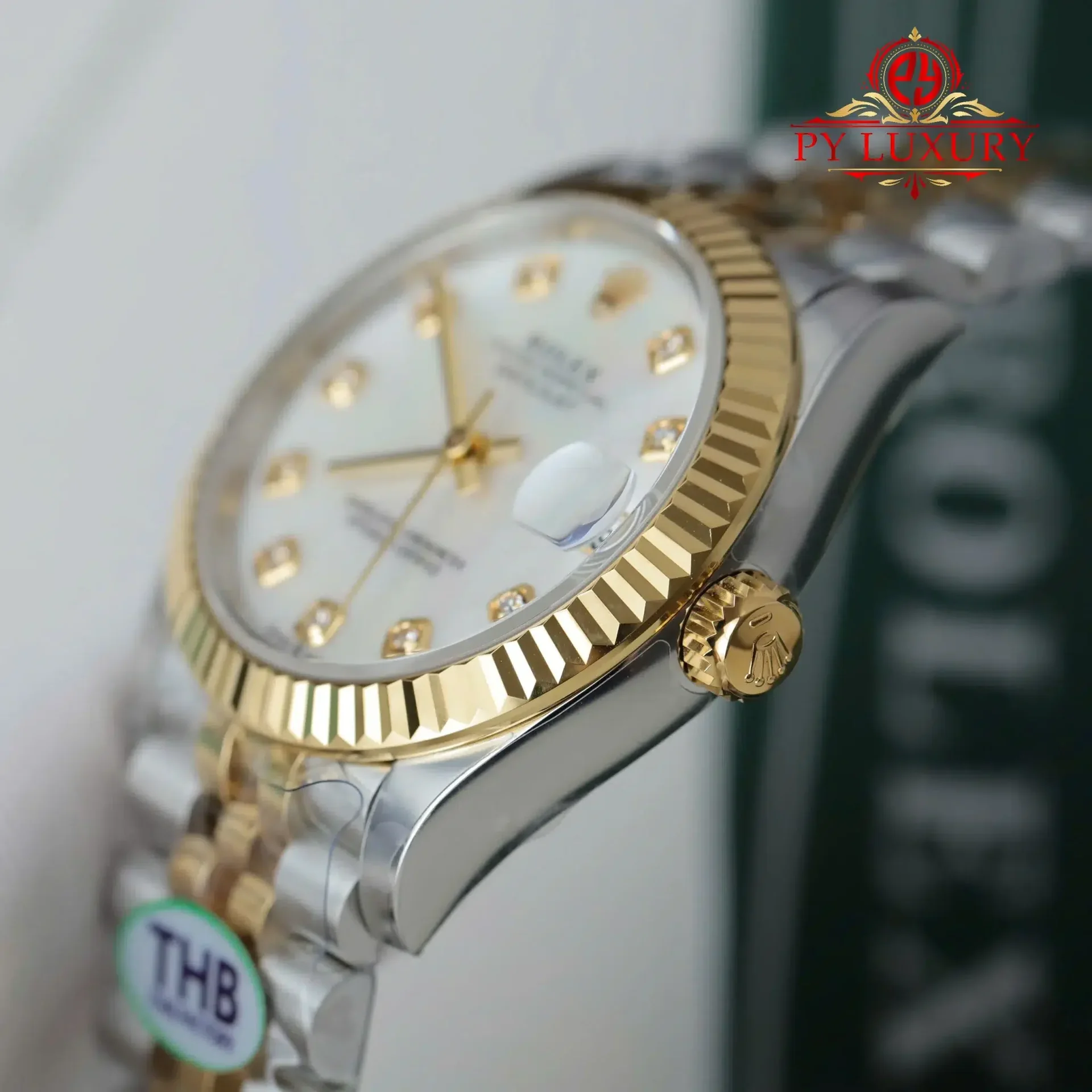 Rolex Datejust 278273 Two Tone Yellow Gold MOP Diamond Dial Jubilee 1:1 Replica THBF 31mm - 图片 8