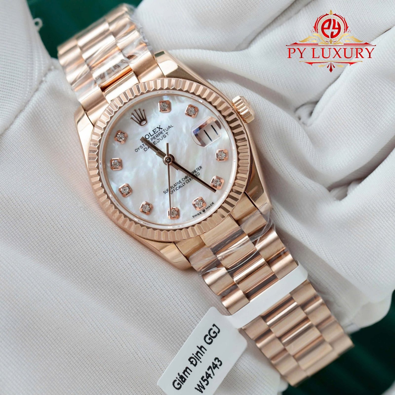 Rolex Datejust 278275 Custom Natural MOP Dial 18K Rose Gold Plated Best Replica 31mm - 图片 2