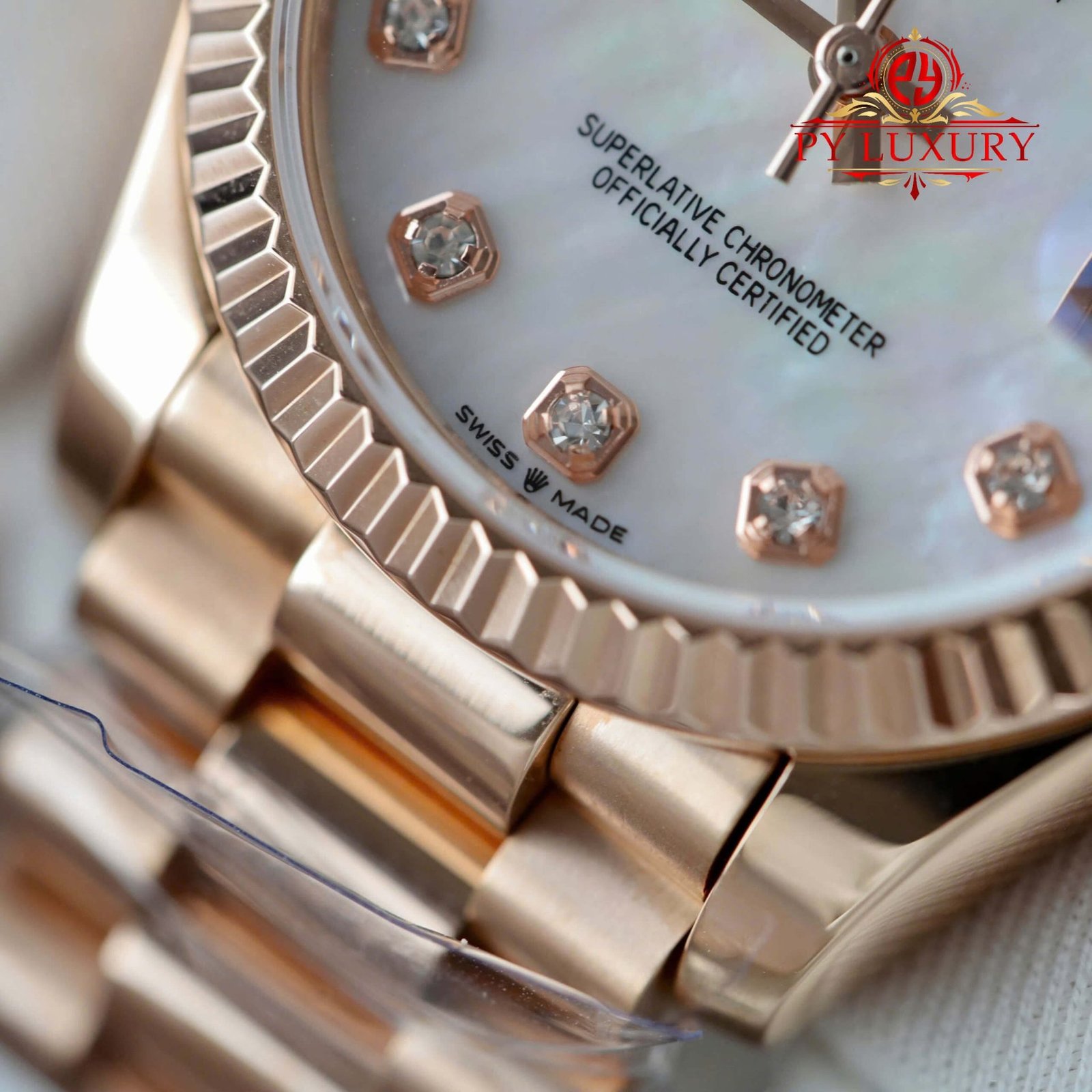 Rolex Datejust 278275 Custom Natural MOP Dial 18K Rose Gold Plated Best Replica 31mm - 图片 5