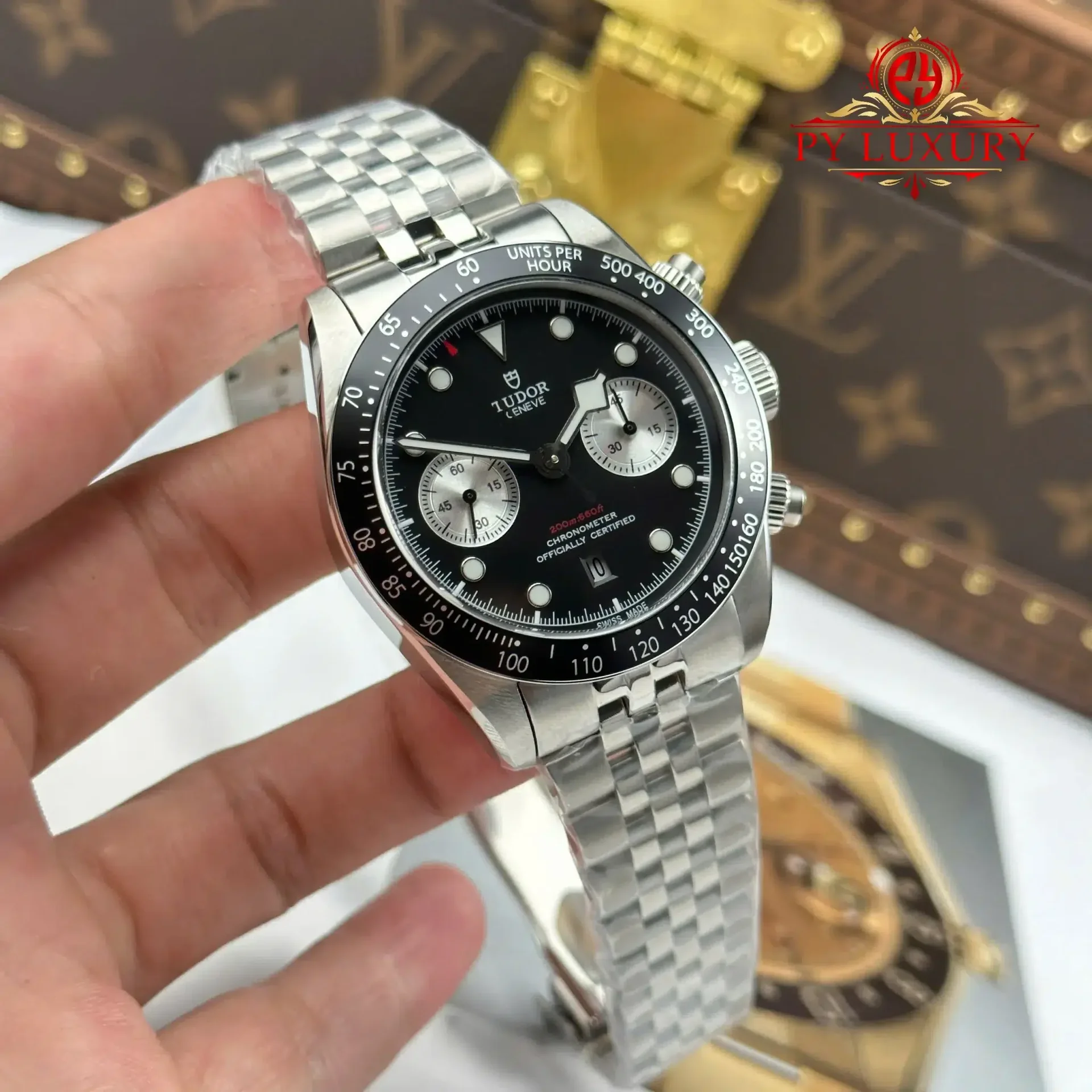 Tudor Black Bay Chrono 79360N-0001 Black Dial Best Replica M+ Factory 41mm - 图片 2