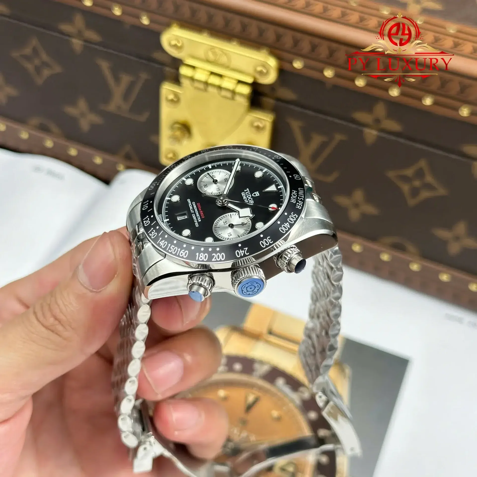 Tudor Black Bay Chrono 79360N-0001 Black Dial Best Replica M+ Factory 41mm - 图片 3