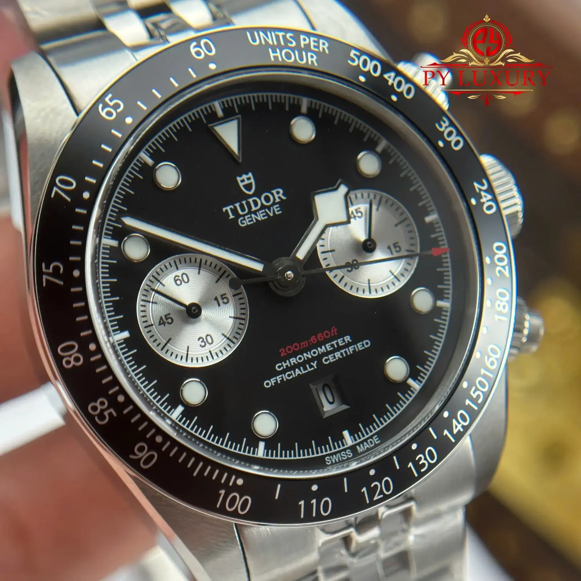 Tudor Black Bay Chrono 79360N-0001 Black Dial Best Replica M+ Factory 41mm - 图片 4