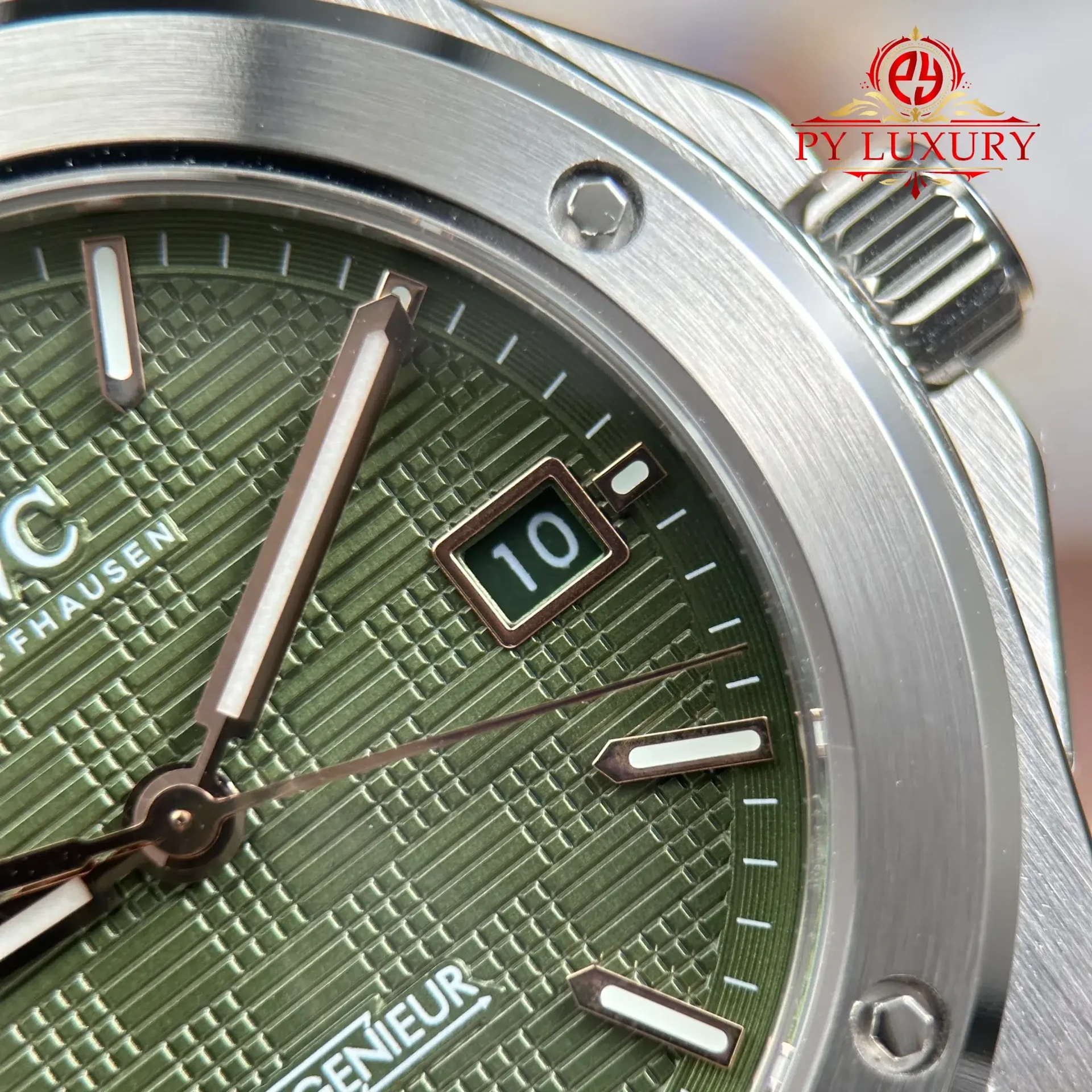 IWC Ingenieur IW328908 Automatic Green Dial Best Replica GH Factory 40mm - 图片 7