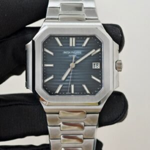 Patek Philippe Cubitus 7128/1G-001 Sunburst Blue-Grey Dial 1:1 Best Replica PPF 45mm