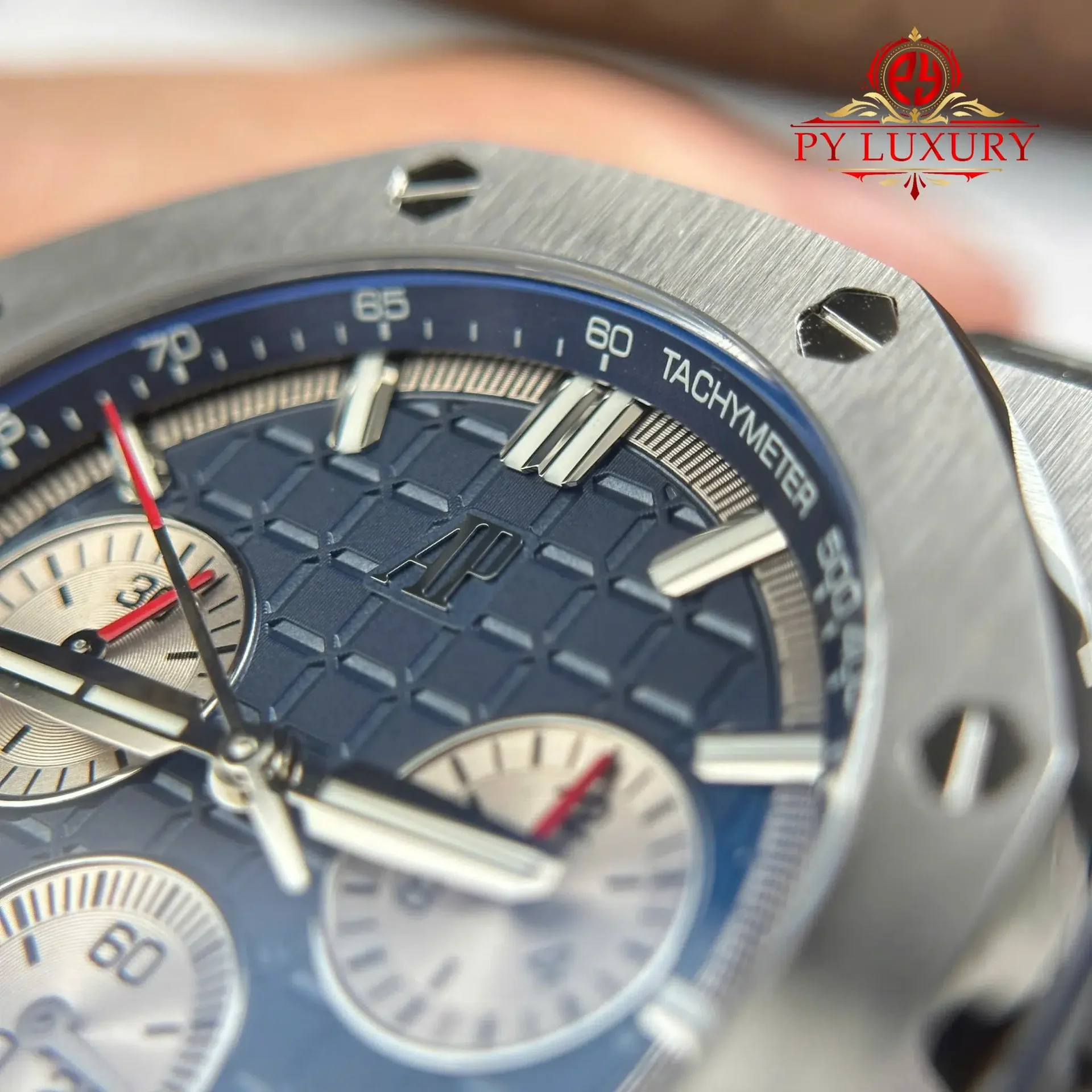 Audemars Piguet Royal Oak Offshore Chronograph 26420TI Blue Dial Rubber Band 1:1 Best Replica APSF 43mm - 图片 5