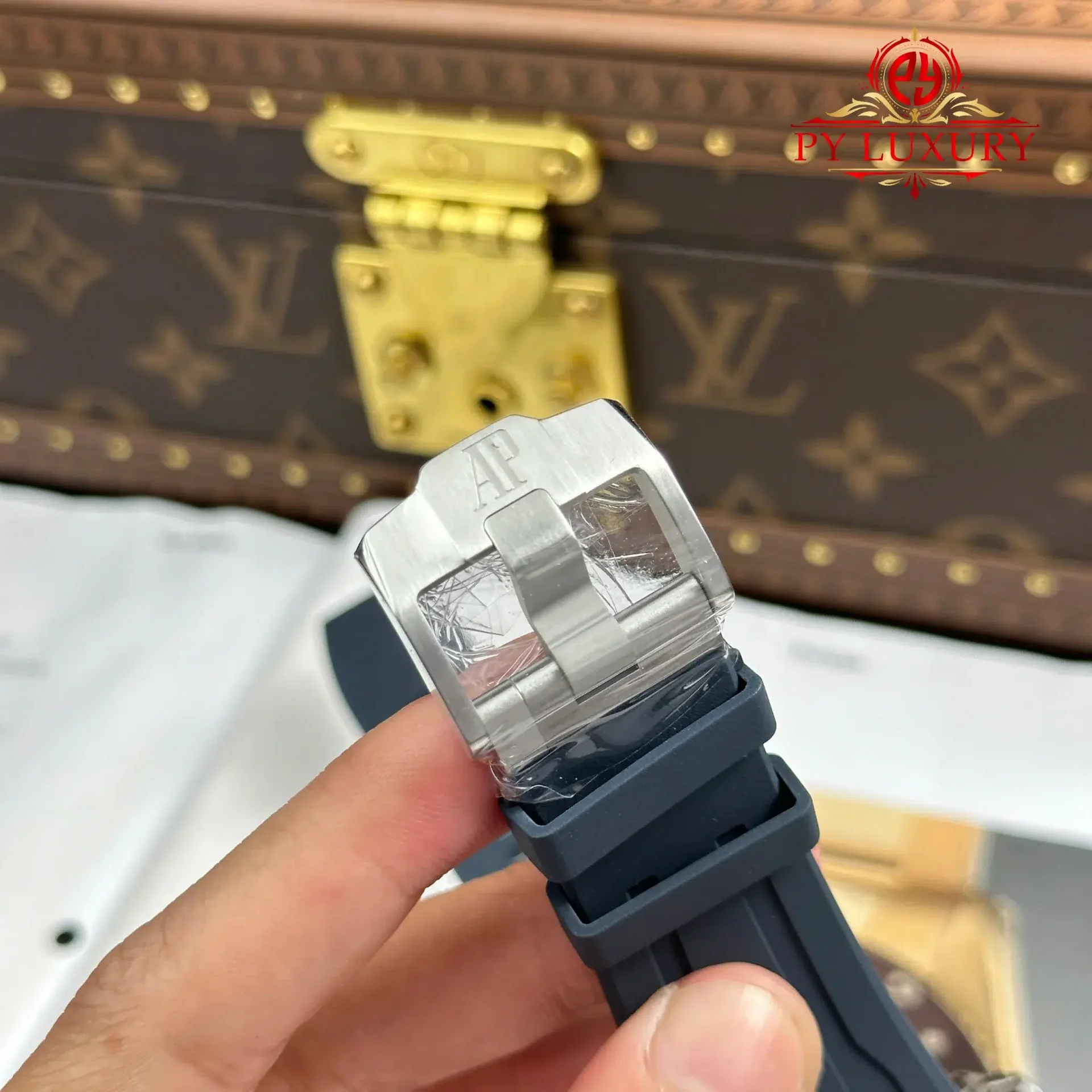 Audemars Piguet Royal Oak Offshore Chronograph 26420TI Blue Dial Rubber Band 1:1 Best Replica APSF 43mm - 图片 11