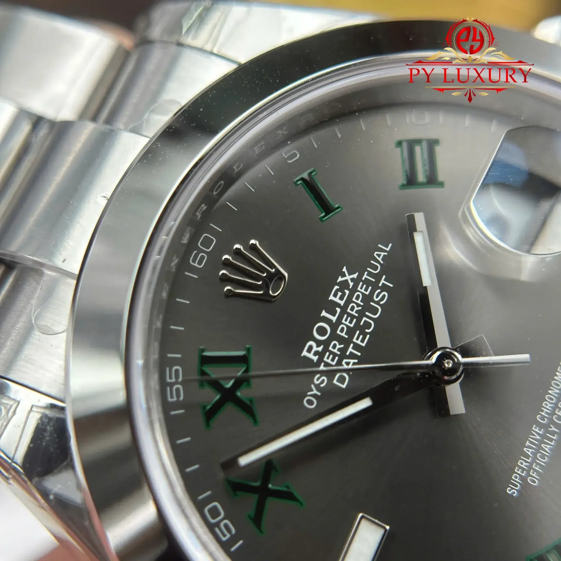 Rolex Datejust 126300 Wimbledon Dial Smooth Bezel Oyster Bracelet 1:1 Best Replica VSF 41mm - 图片 5