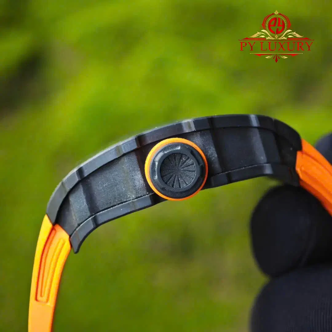 Richard Mille RM35-02 Rafael Nadal Custom Made 1:1 Black Carbon NTPT Vaucher Movement Exclusive Quality - 图片 15