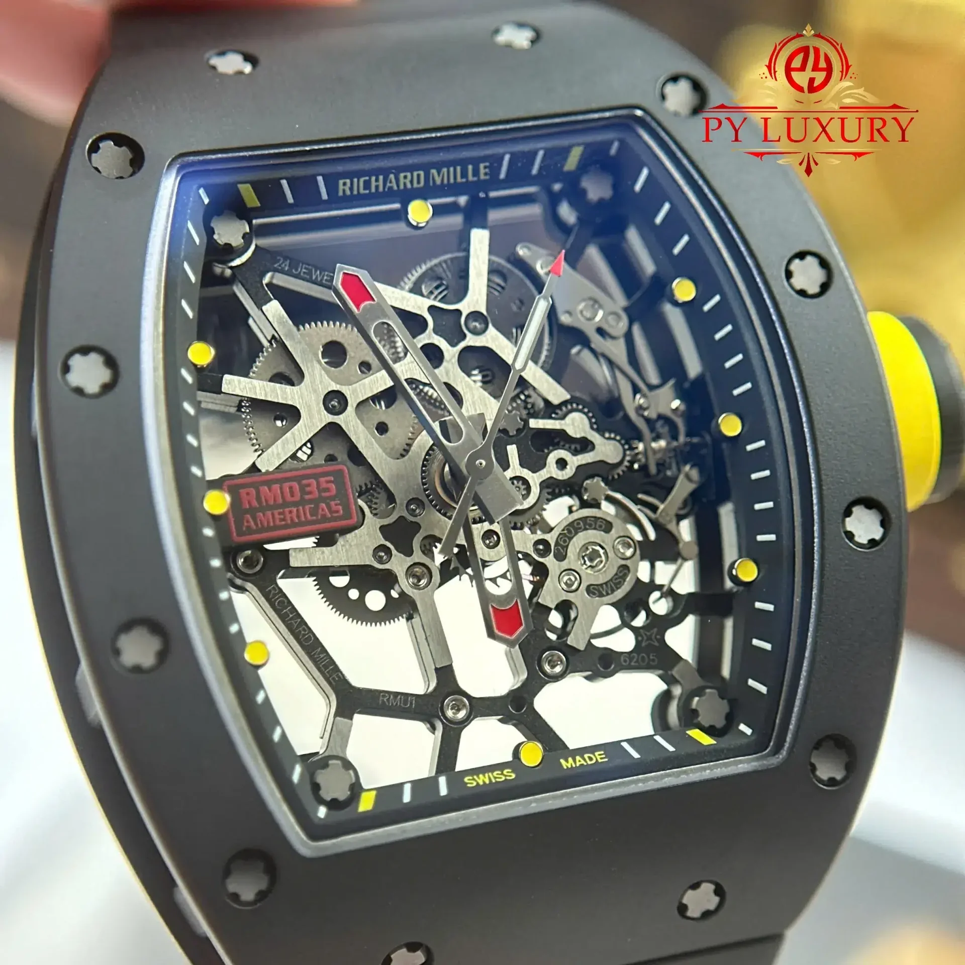 Richard Mille RM035 Rafael Nadal Americas Limited Edition Super Clone 1:1 ZF Factory 39.7mm x 48mm - 图片 4