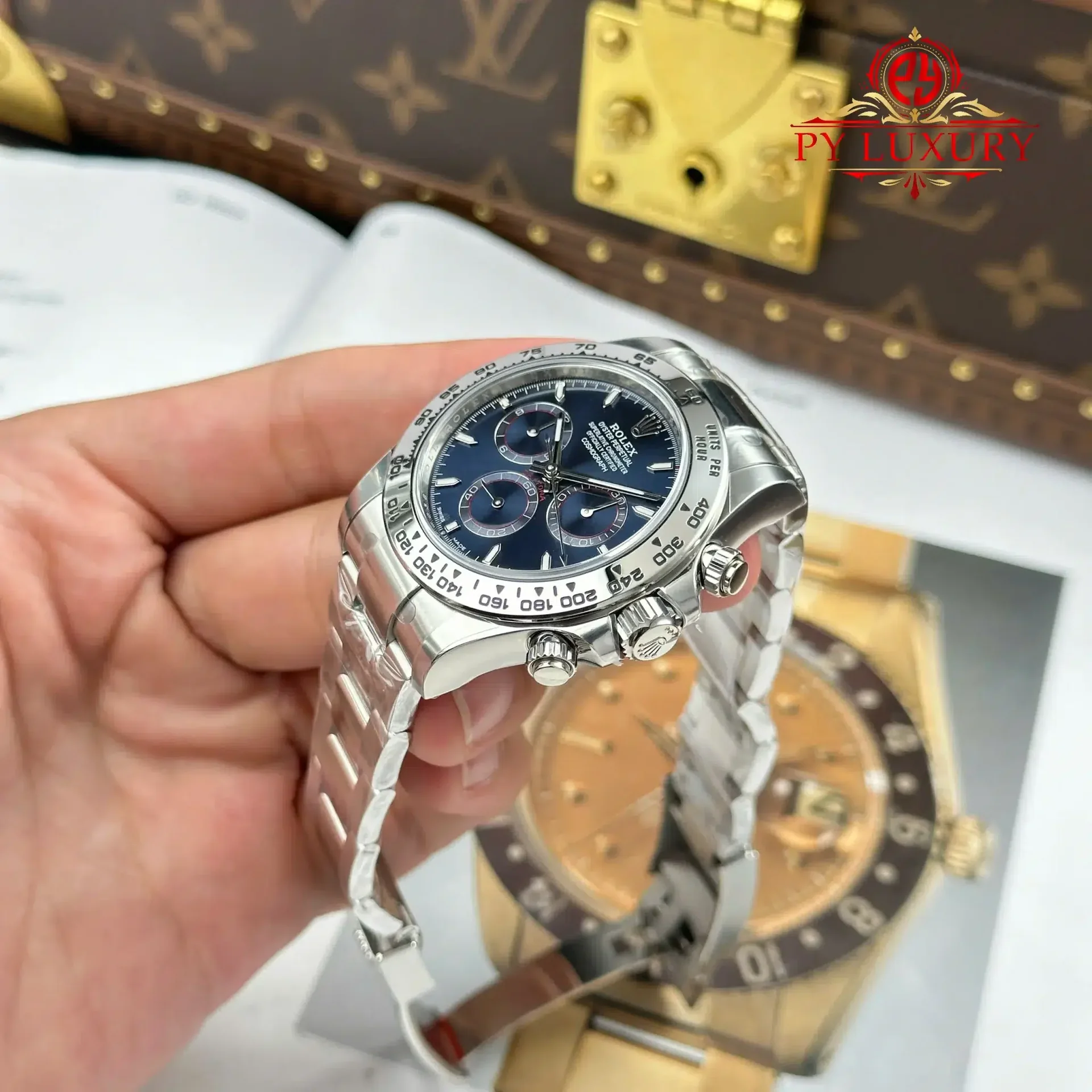 Rolex Daytona 126509-0005 Blue Dial Oyster Bracelet 1:1 Replica THBF 40mm - 图片 3