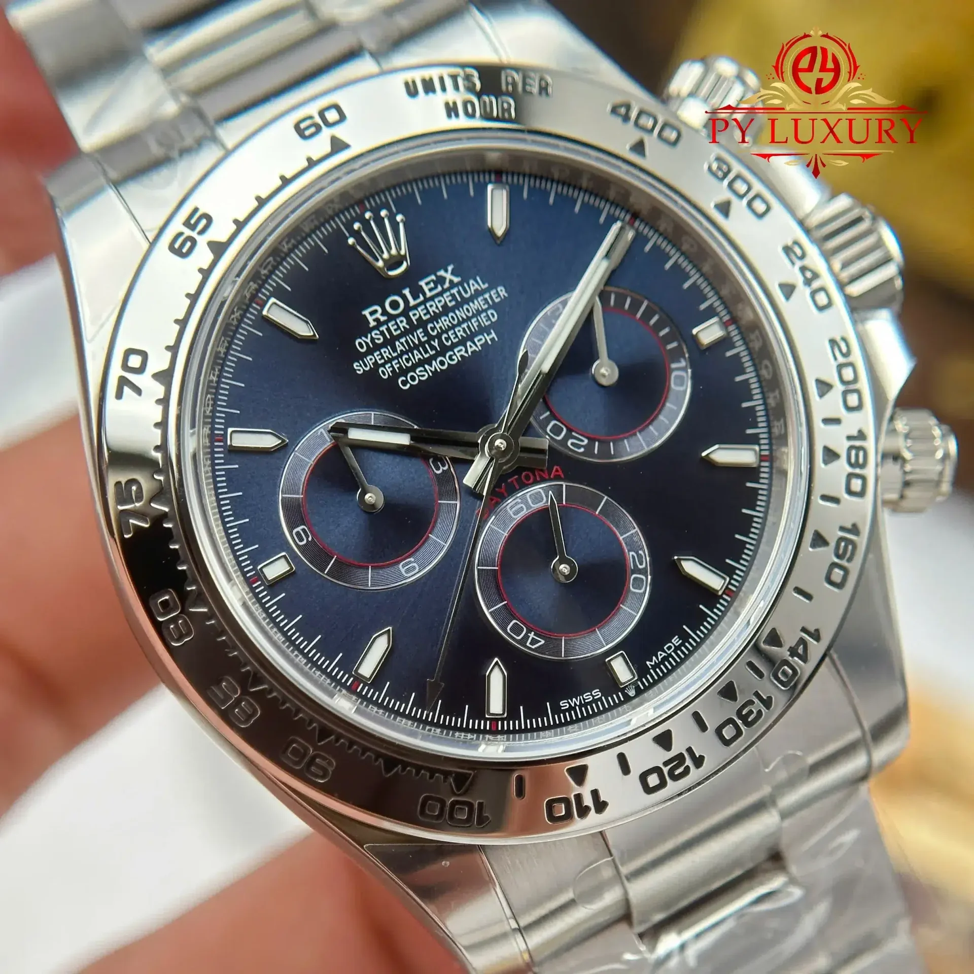 Rolex Daytona 126509-0005 Blue Dial Oyster Bracelet 1:1 Replica THBF 40mm - 图片 4