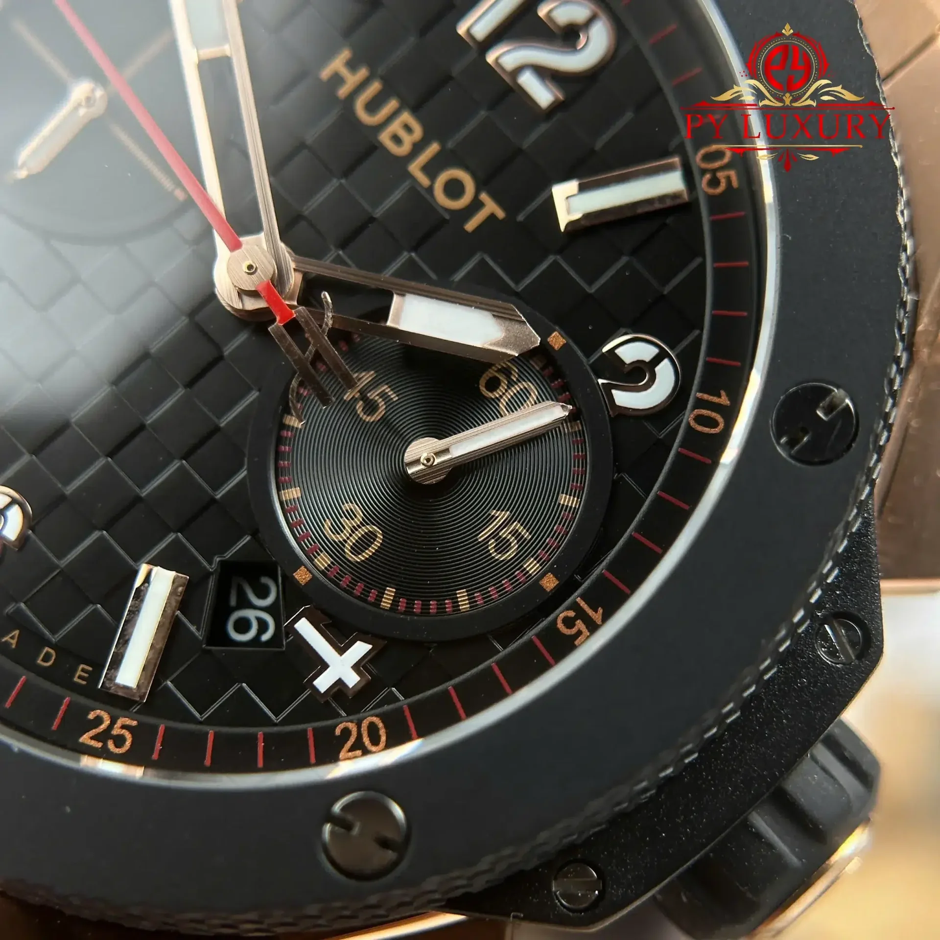 Hublot Big Bang Chronograph King Gold Ceramic 20th Anniversary Best Replica BBA 43mm - 图片 7