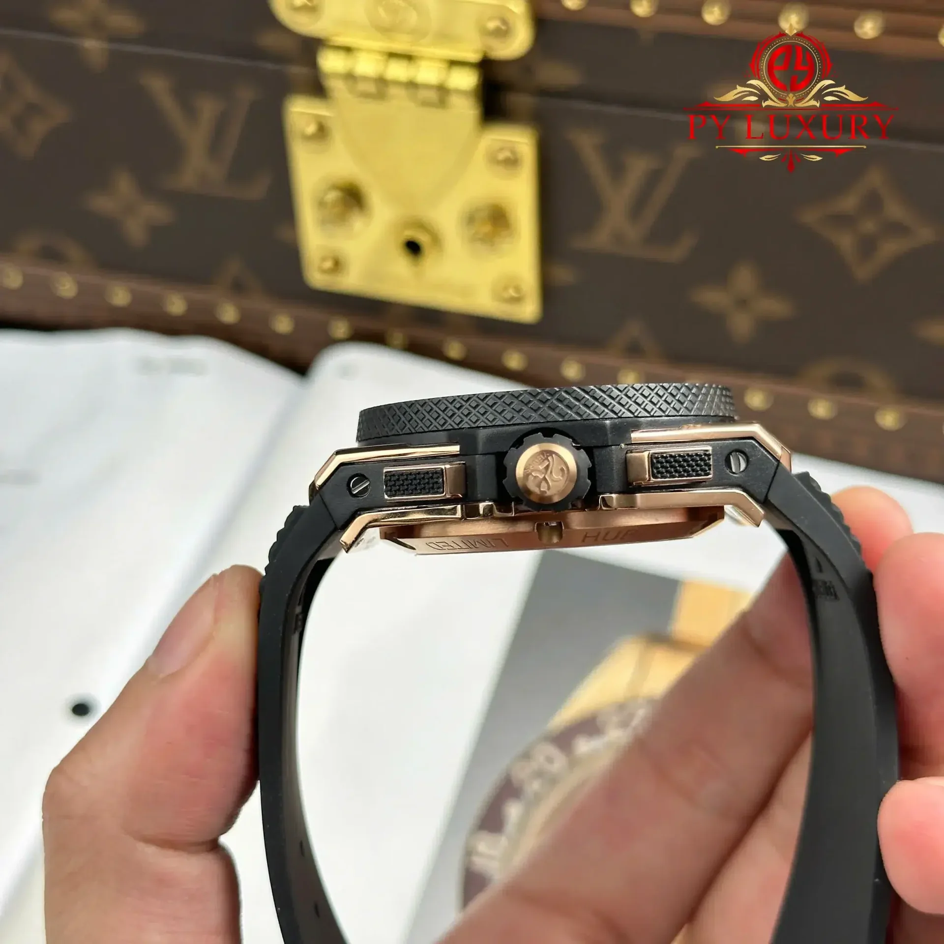 Hublot Big Bang Chronograph King Gold Ceramic 20th Anniversary Best Replica BBA 43mm - 图片 10
