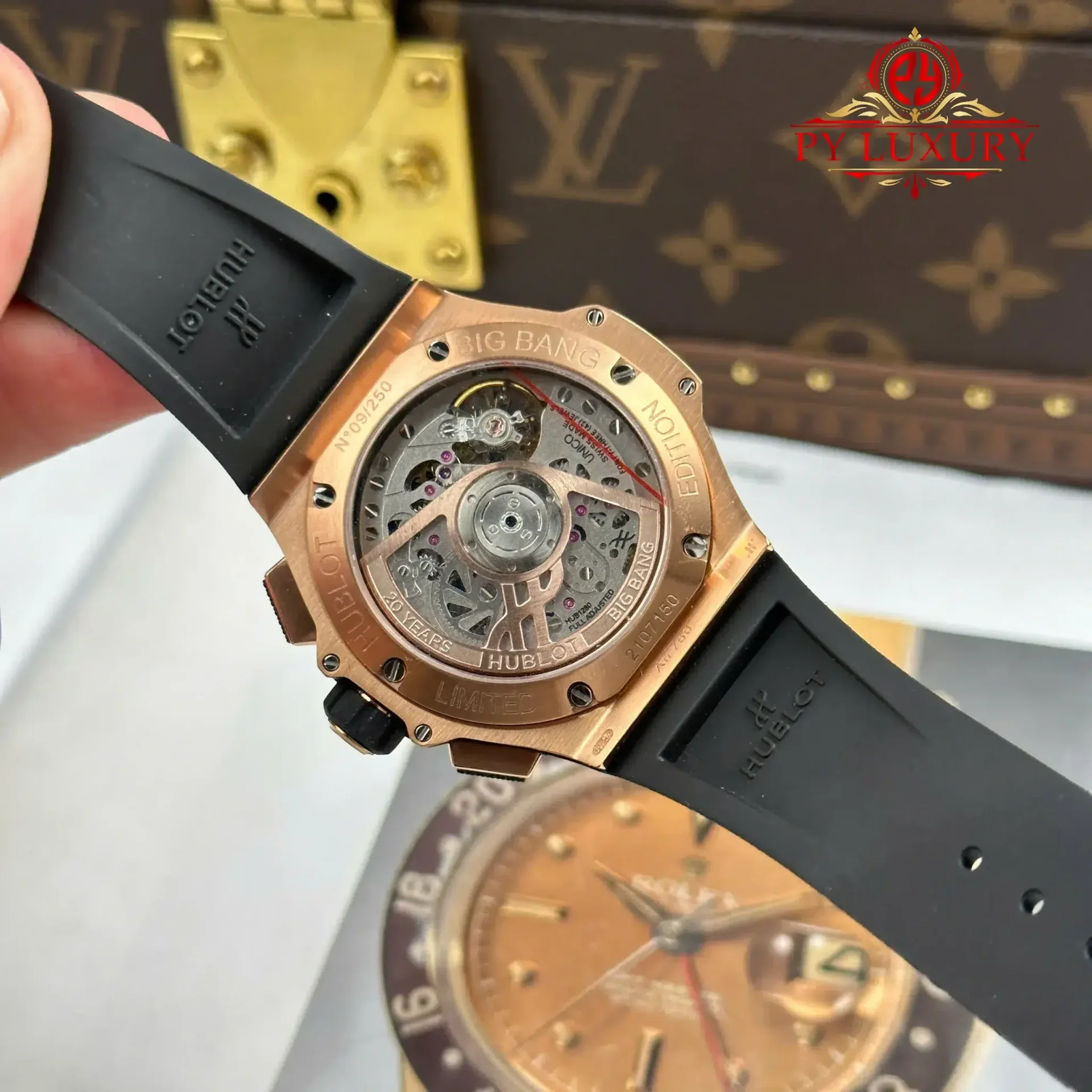 Hublot Big Bang Chronograph King Gold Ceramic 20th Anniversary Best Replica BBA 43mm - 图片 11