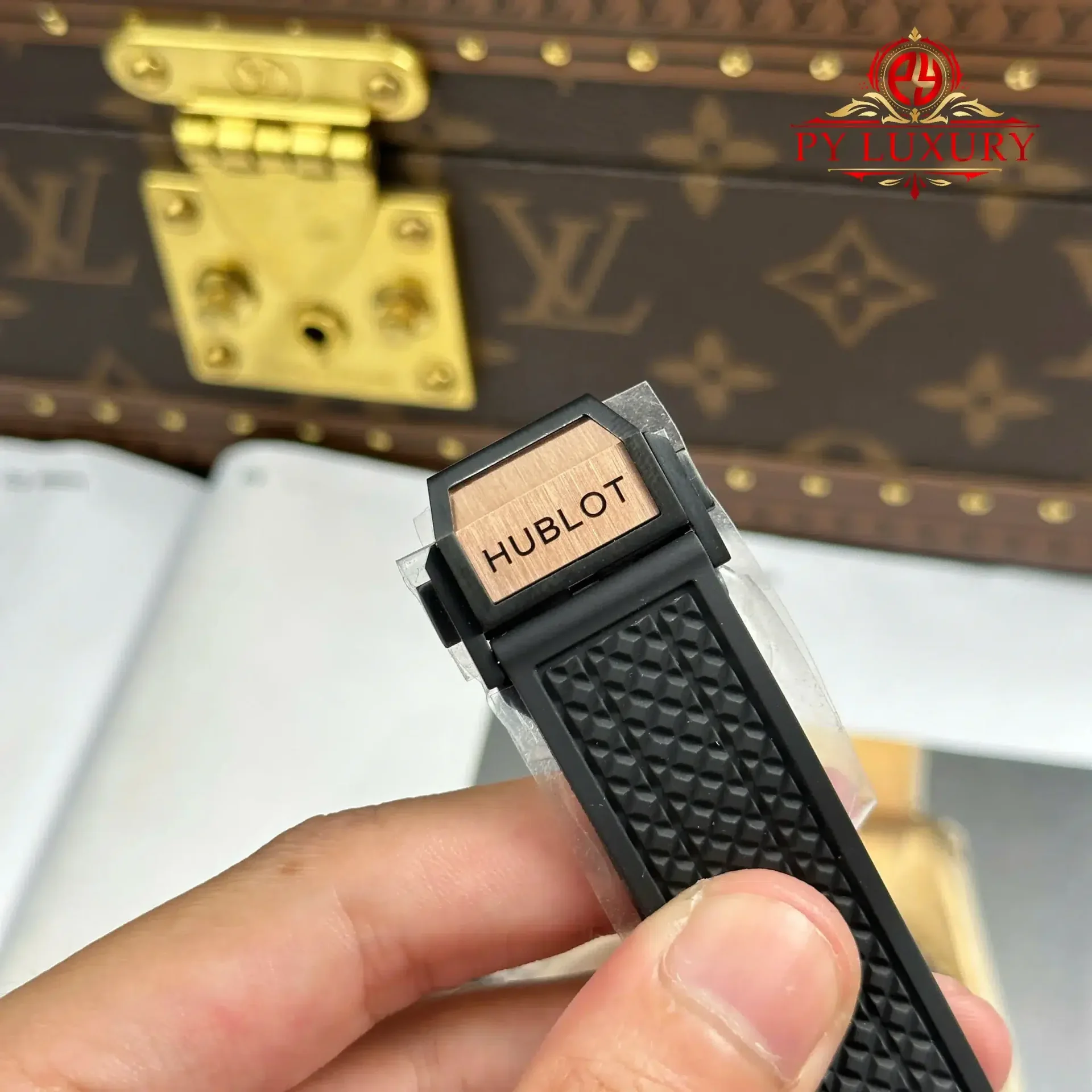 Hublot Big Bang Chronograph King Gold Ceramic 20th Anniversary Best Replica BBA 43mm - 图片 12