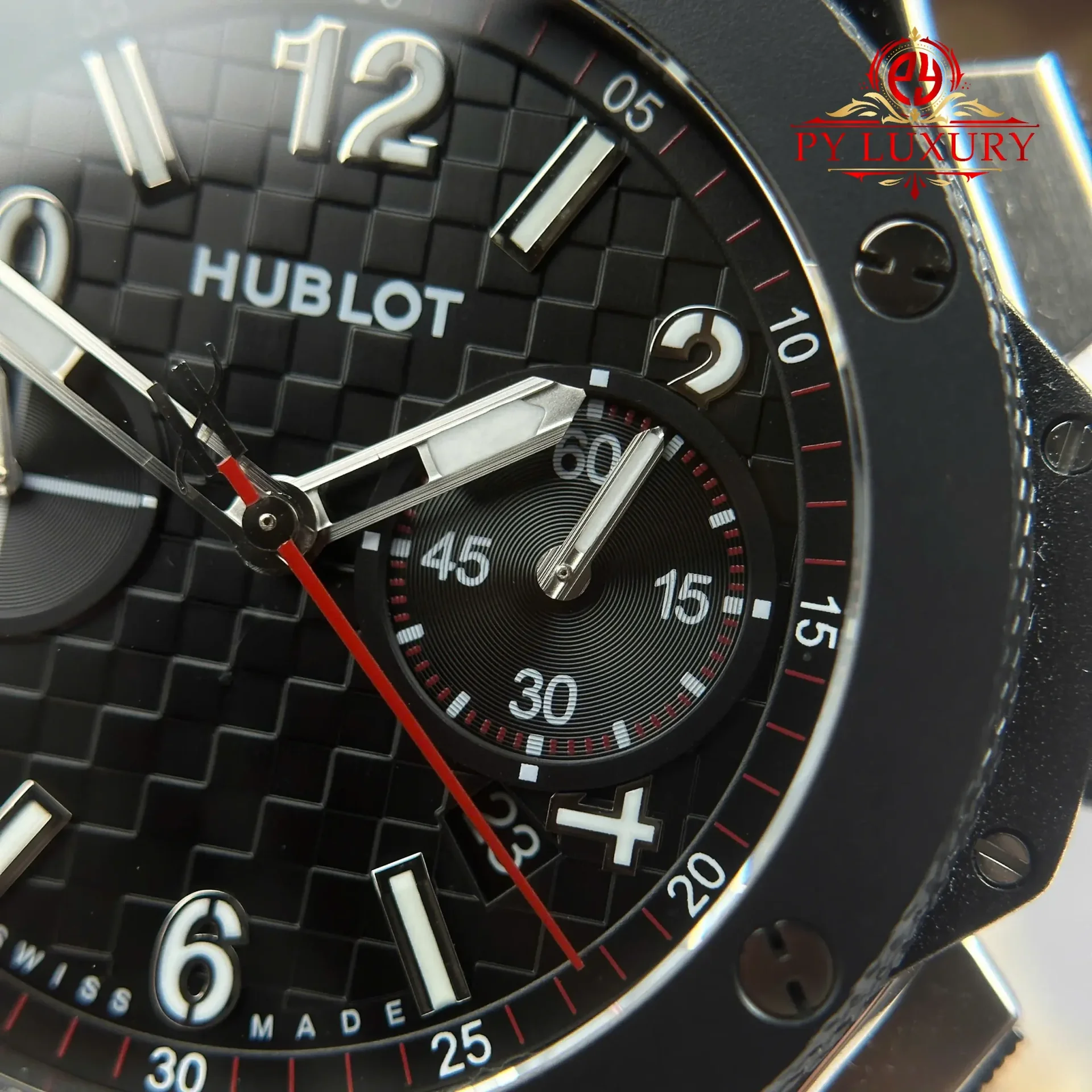 Hublot Big Bang Chronograph Titanium Ceramic 20th Anniversary Best Replica BBA 43mm - 图片 7