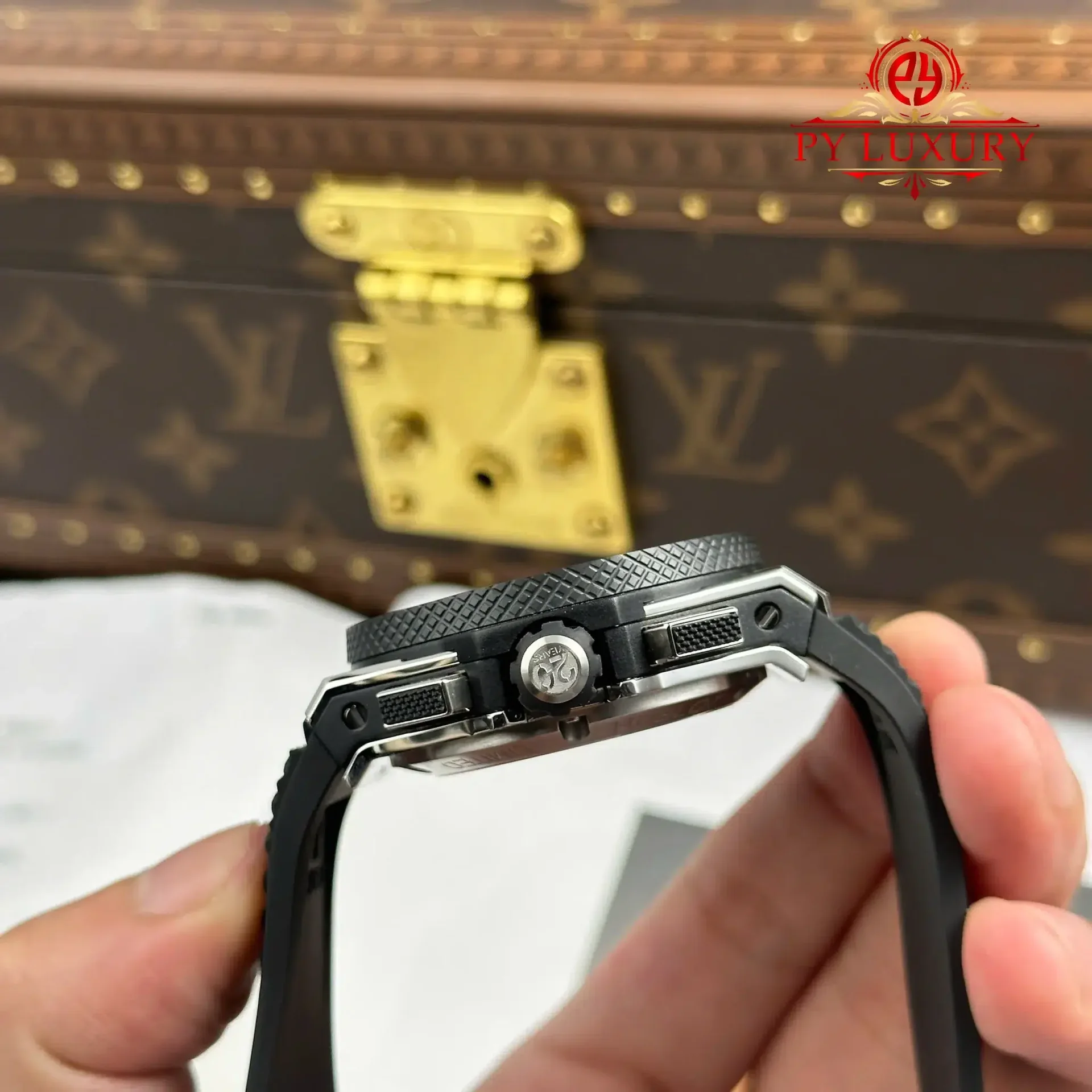Hublot Big Bang Chronograph Titanium Ceramic 20th Anniversary Best Replica BBA 43mm - 图片 9