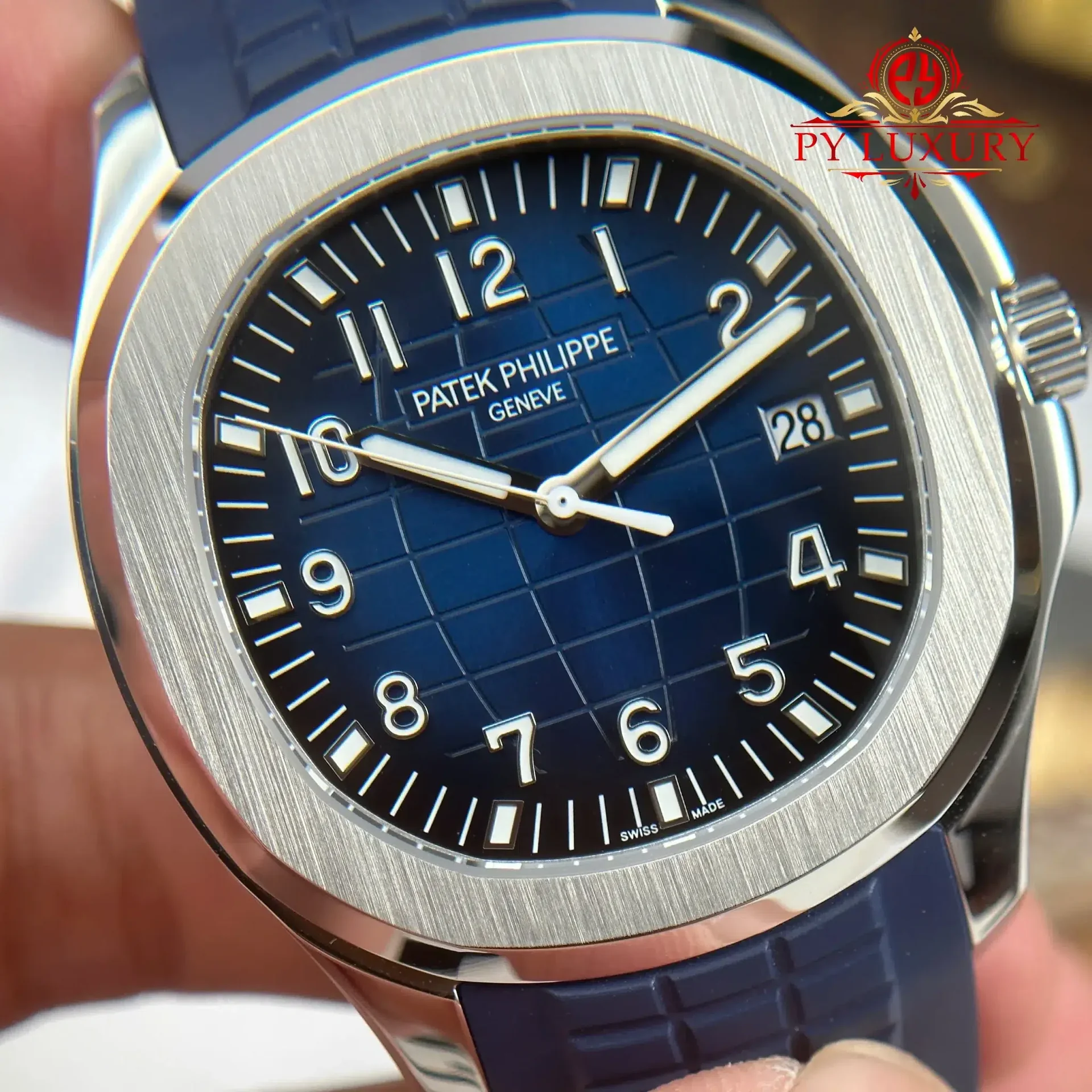 Patek Philippe Aquanaut 5168G-001 Blue Dial 1:1 Best Replica BBF 42.2mm - 图片 4