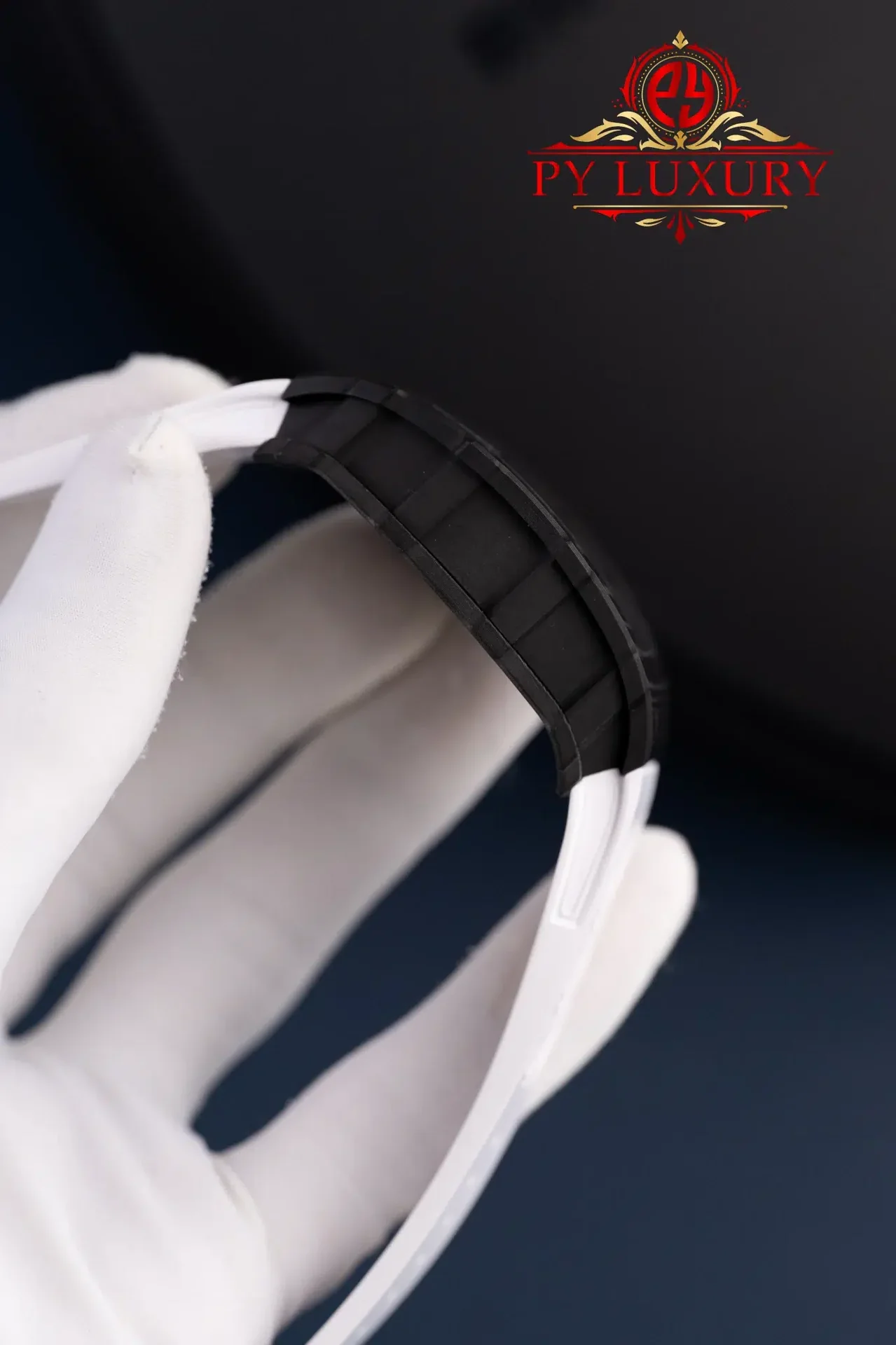 Richard Mille RM35-02 Rafael Nadal Black Carbon TPT White Rubber Band Super Clone V7 ZF 49.94mm x 44.5mm - 图片 7