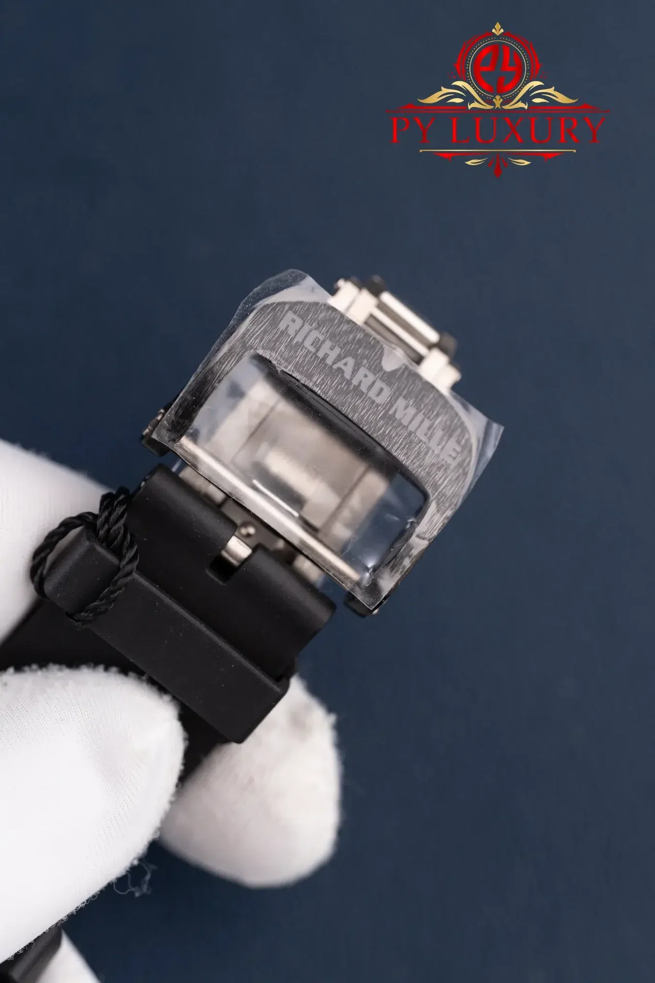Richard Mille RM35-02 Rafael Nadal Black Carbon TPT Black Rubber Band Super Clone V7 ZF 49.94mm x 44.5mm - 图片 11