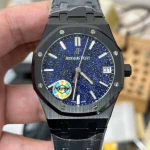 Audemars Piguet Royal Oak 15500 Black Ceramic Starry Sky Dial 1:1 Best Replica 41mm
