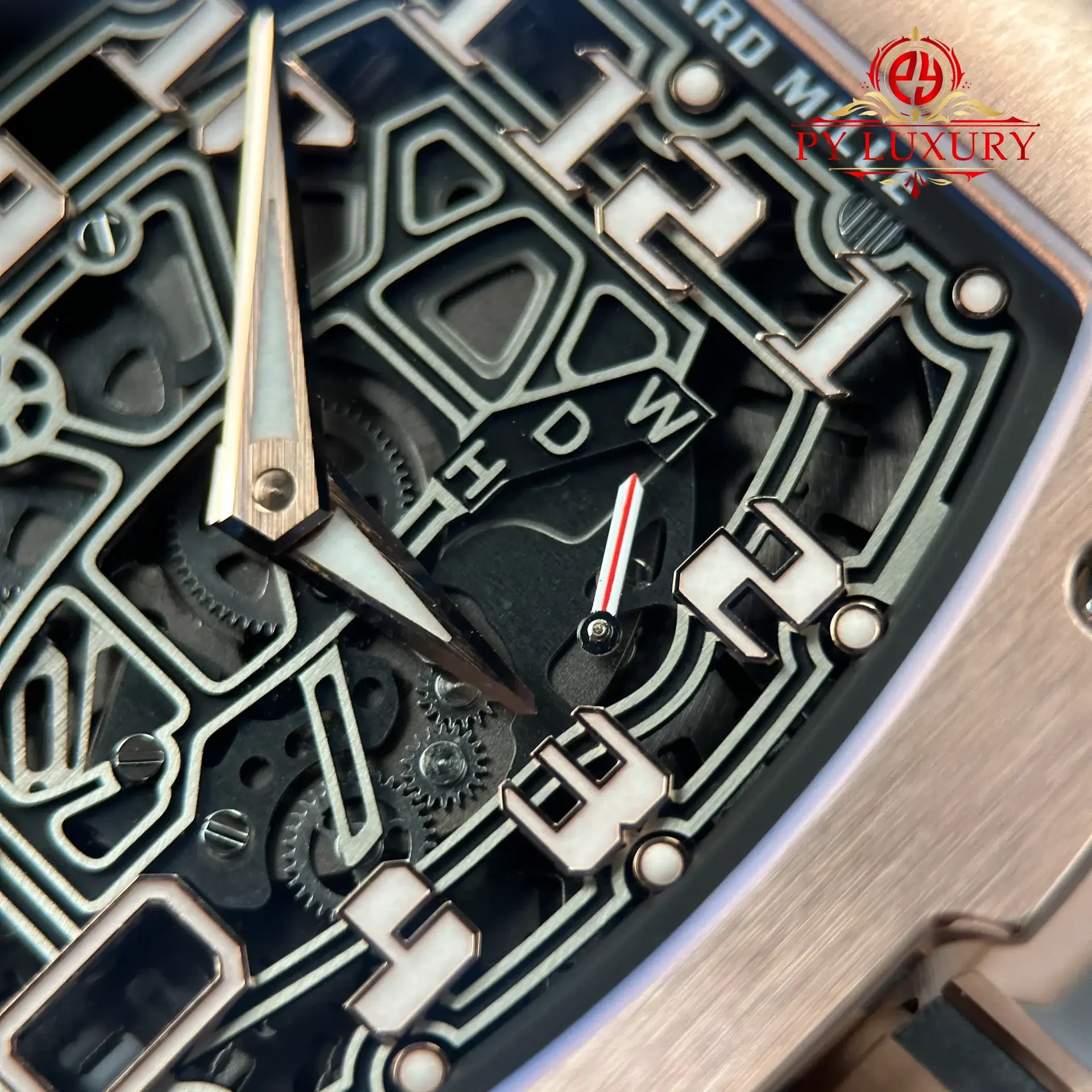 Richard Mille RM67-01 Rose Gold Automatic Extra-Flat Rubber Band Best Replica 1:1 VAF 38.7mm x 47.5mm - 图片 8