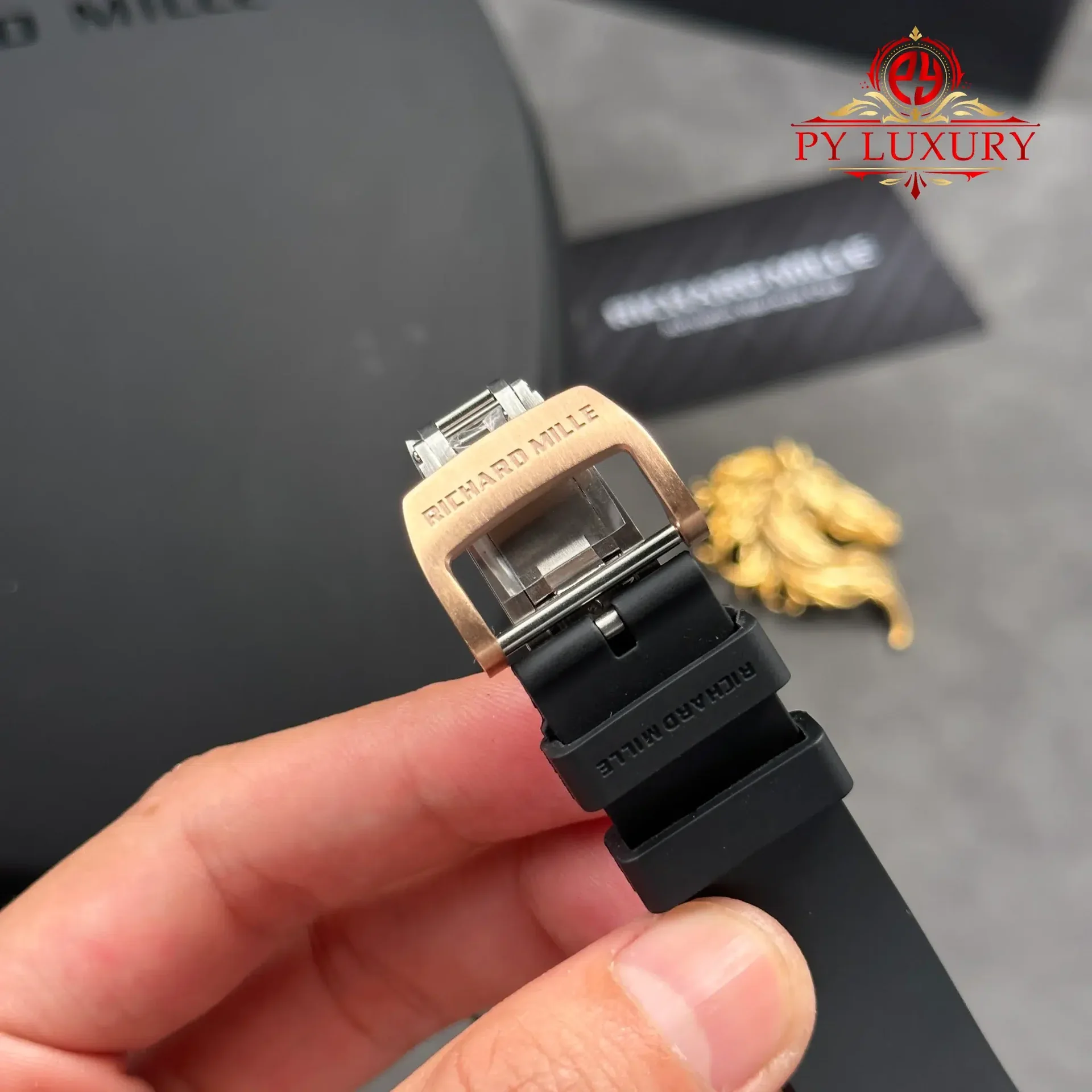 Richard Mille RM67-01 Rose Gold Automatic Extra-Flat Rubber Band Best Replica 1:1 VAF 38.7mm x 47.5mm - 图片 13