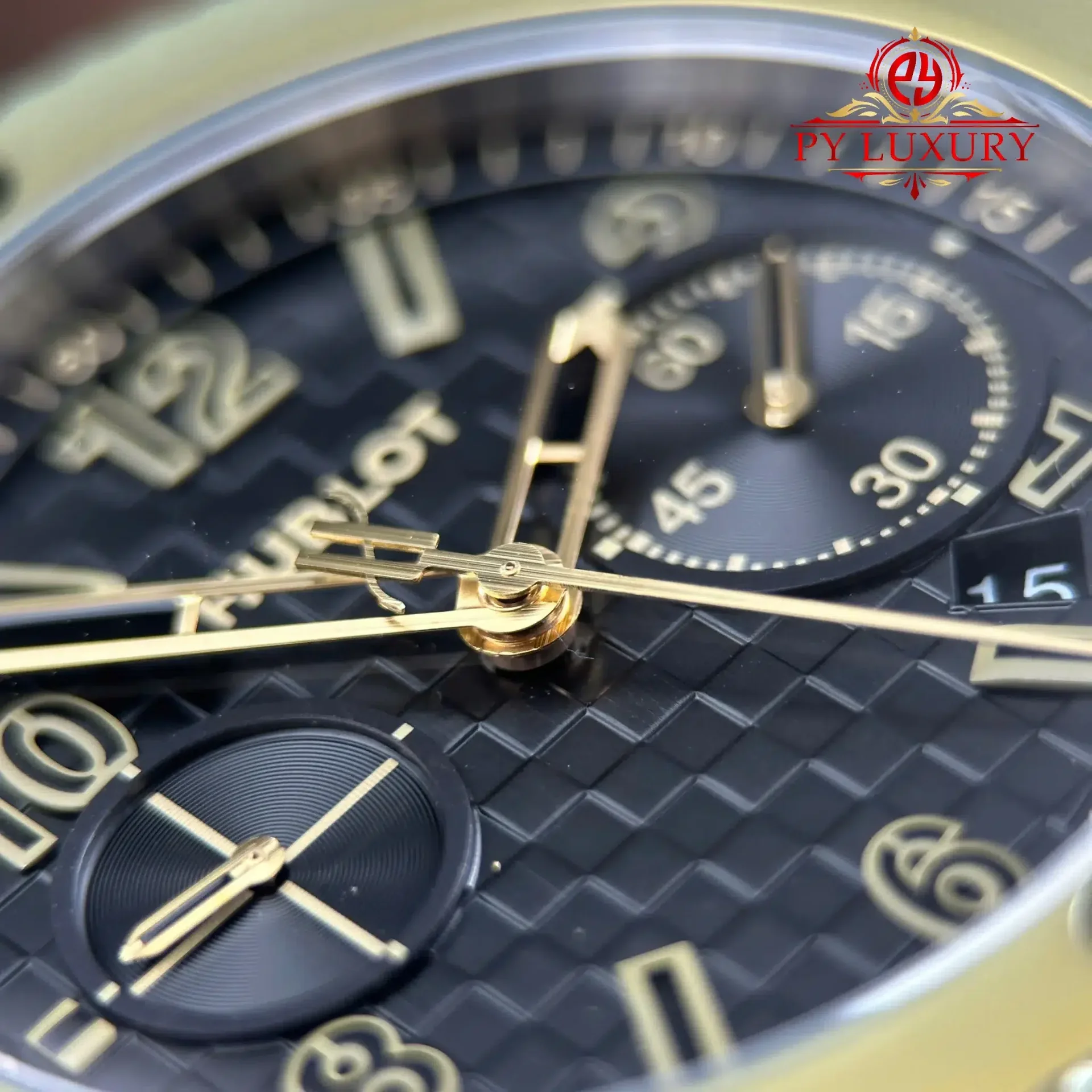 Hublot Big Bang Chronograph 20th Anniversary Full Magic Gold Best Replica BBA 43mm - 图片 10