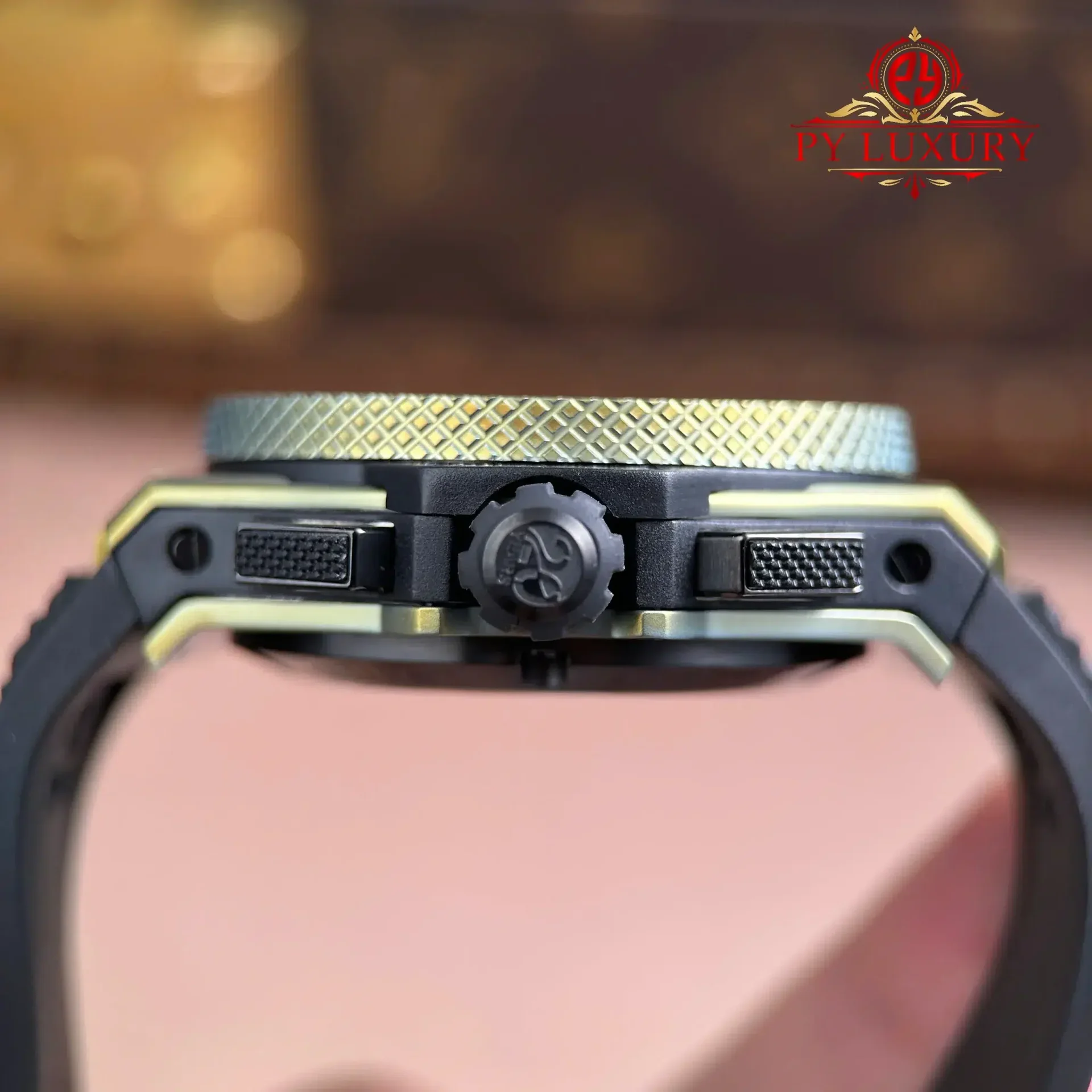 Hublot Big Bang Chronograph 20th Anniversary Full Magic Gold Best Replica BBA 43mm - 图片 12