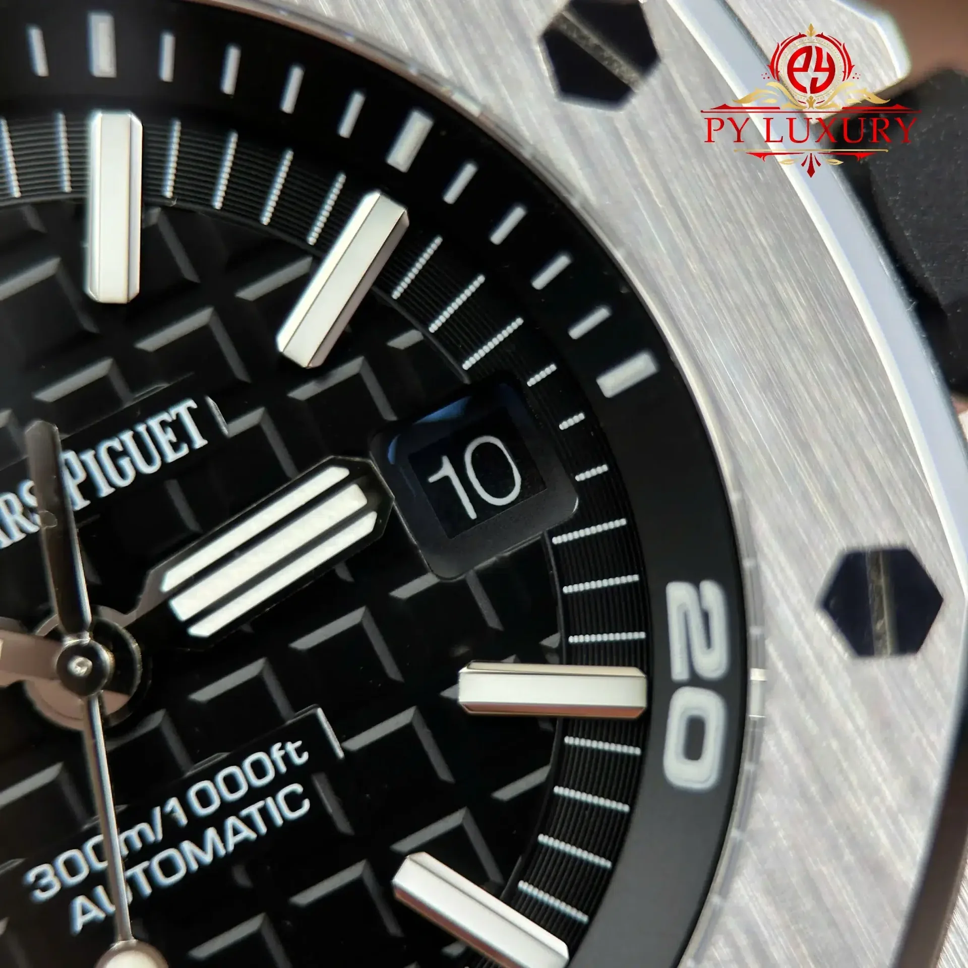 Audemars Piguet Royal Oak Offshore Diver 15710ST Steel Bracelet Black Dial 1:1 Best Replica APSF 42mm - 图片 7