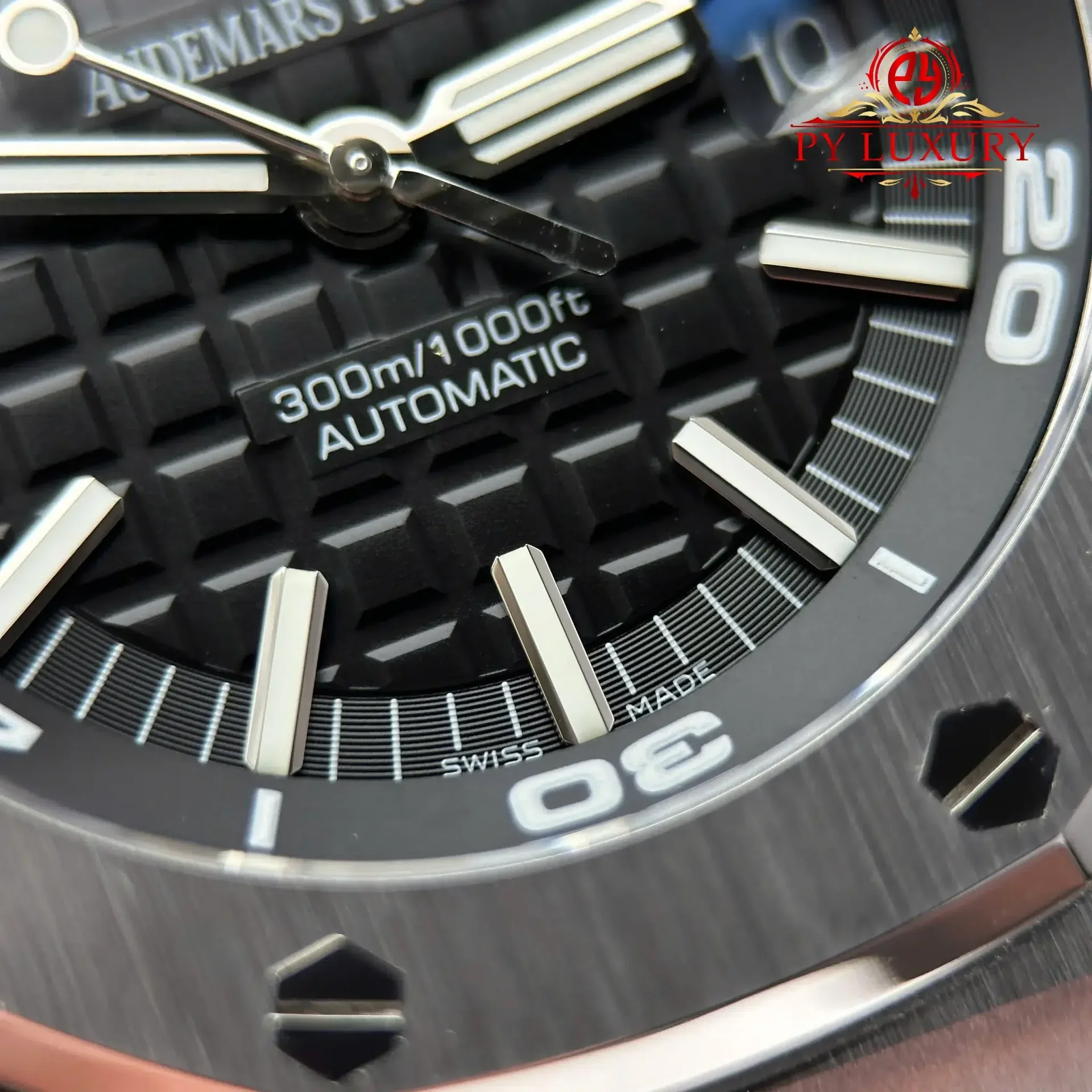 Audemars Piguet Royal Oak Offshore Diver 15710ST Steel Bracelet Black Dial 1:1 Best Replica APSF 42mm - 图片 8