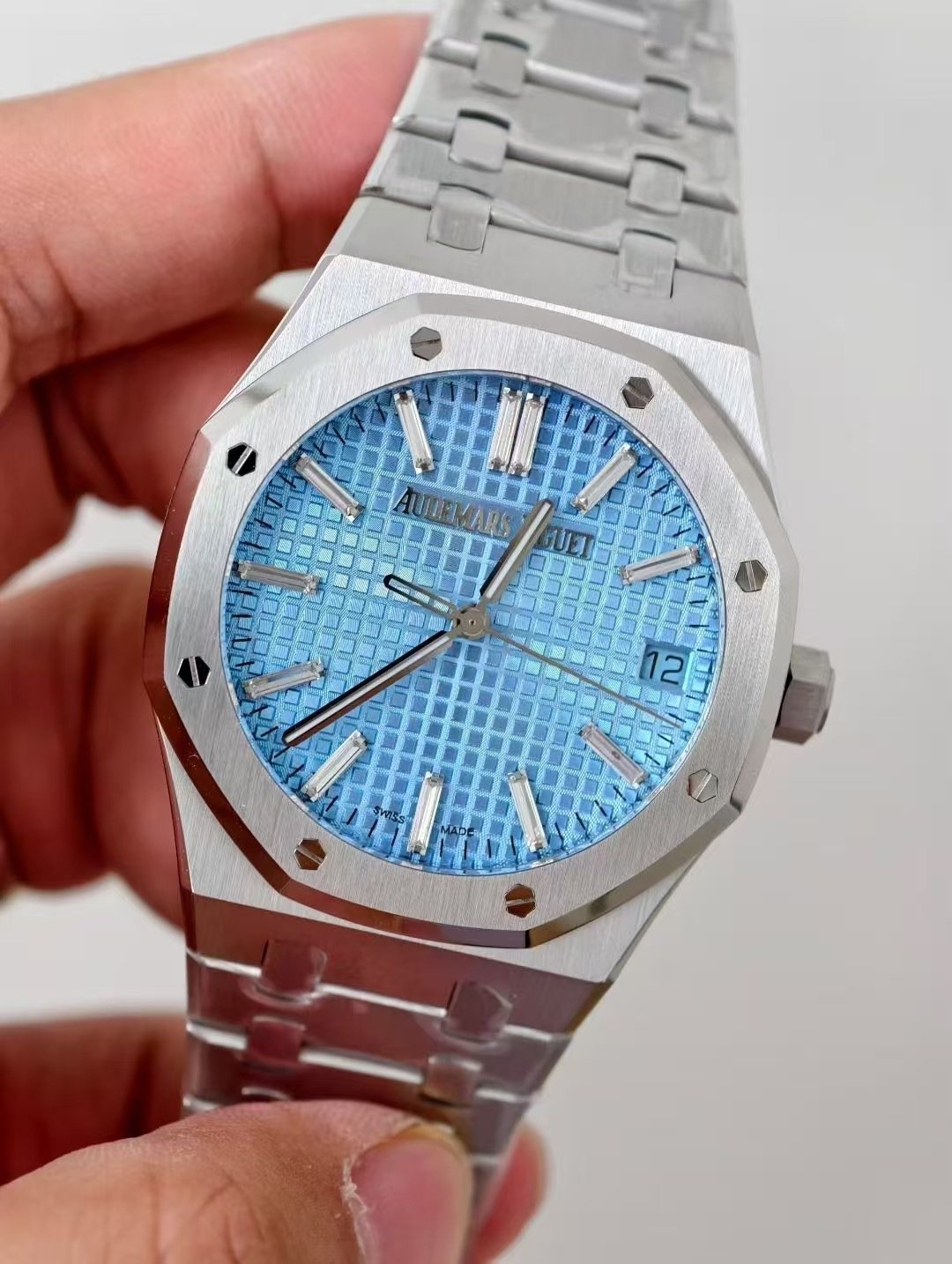 Audemars Piguet Royal Oak 15510BC Ice Blue Baguette Dial 1:1 Best Replica ZF 41mm - 图片 3