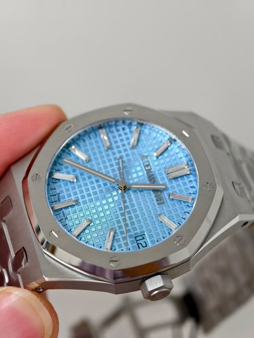 Audemars Piguet Royal Oak 15510BC Ice Blue Baguette Dial 1:1 Best Replica ZF 41mm - 图片 4