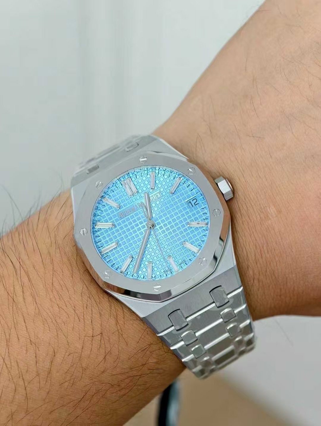 Audemars Piguet Royal Oak 15510BC Ice Blue Baguette Dial 1:1 Best Replica ZF 41mm - 图片 8