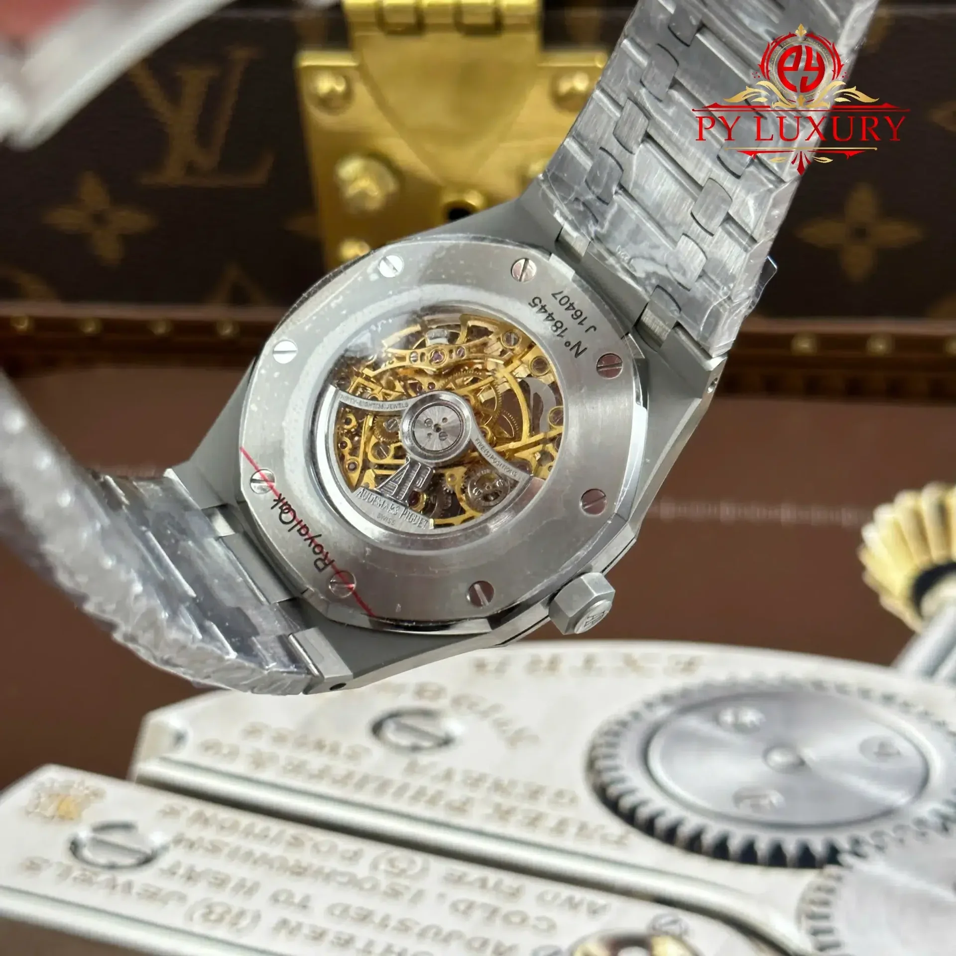Audemars Piguet Royal Oak 15407ST Openworked Pink Gold Tone Dial 1:1 Best Replica THB 41mm - 图片 11