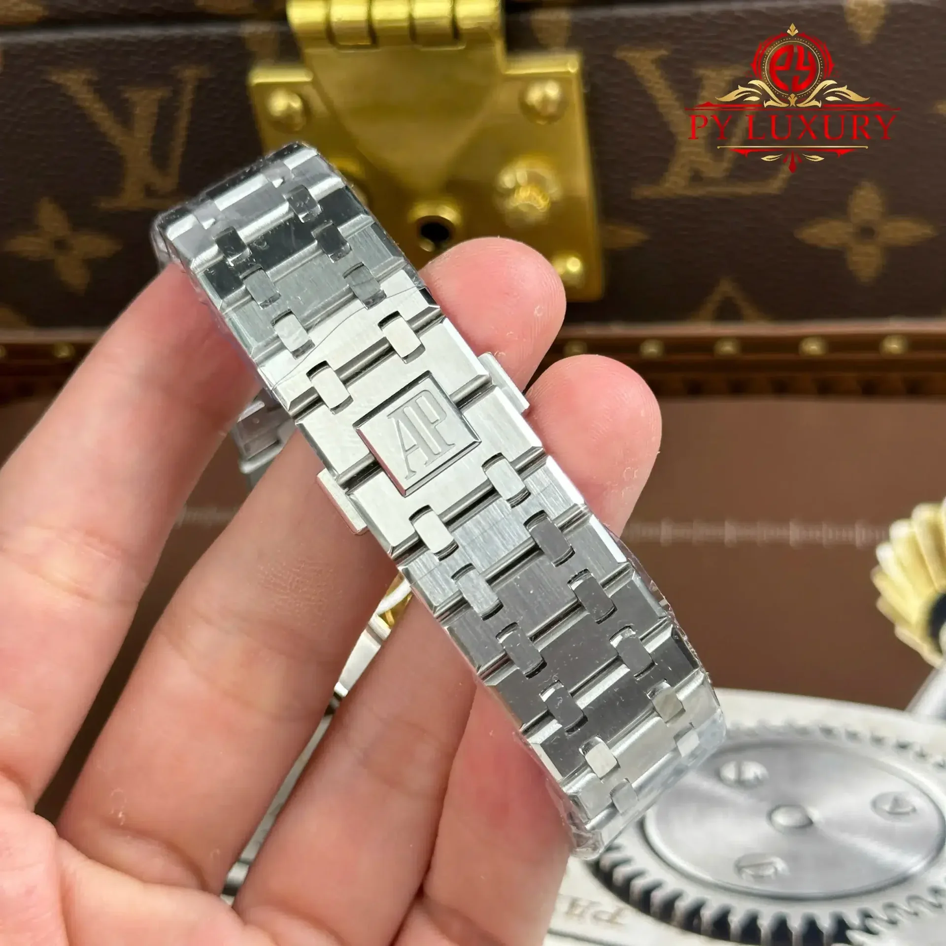 Audemars Piguet Royal Oak 15407ST Openworked Pink Gold Tone Dial 1:1 Best Replica THB 41mm - 图片 13