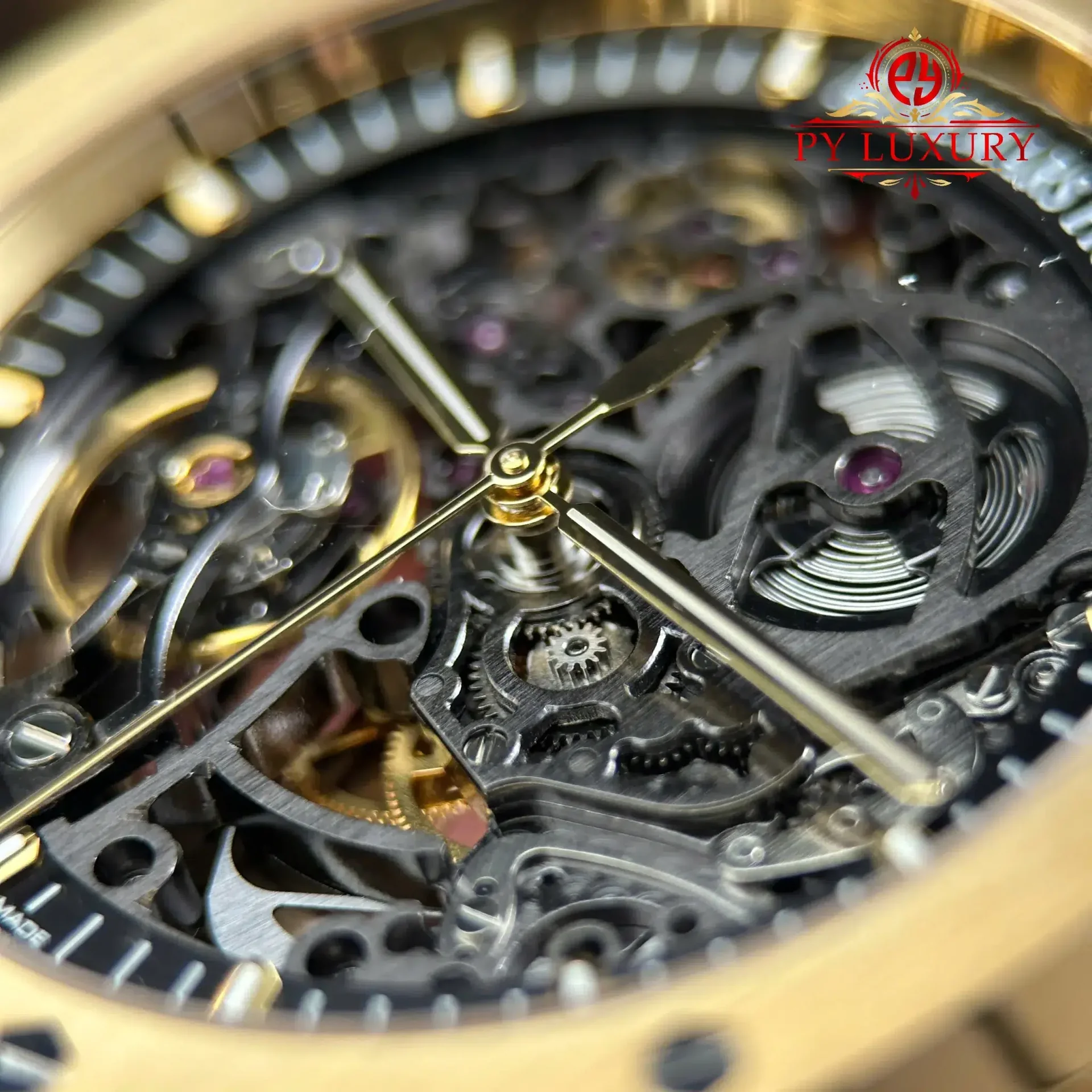 Audemars Piguet Royal Oak Openworked Skeleton Dial 15407BA Yellow Gold 1:1 Best Replica THB 41mm - 图片 7