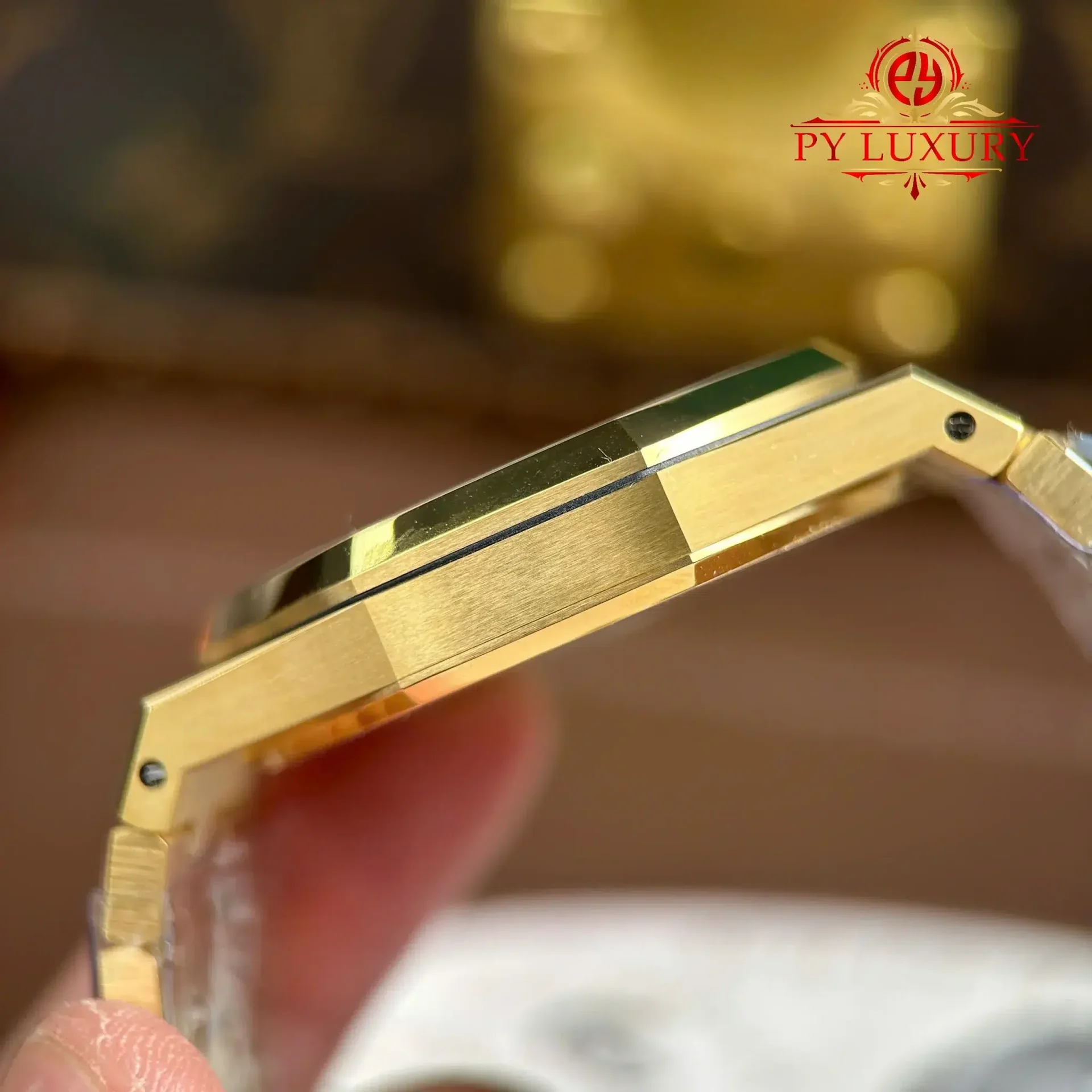 Audemars Piguet Royal Oak Openworked Skeleton Dial 15407BA Yellow Gold 1:1 Best Replica THB 41mm - 图片 9