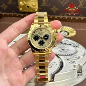 Rolex Daytona 126508 Yellow Gold with Golden & Bright Black Dial 1:1 Best Replica VSF 40mm