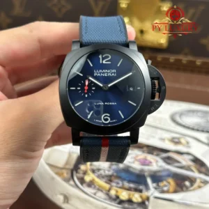 Panerai Luminor Quaranta Steel DLC Luna Rossa PAM01408 Blue Dial 1:1 Best Replica VSF 40mm