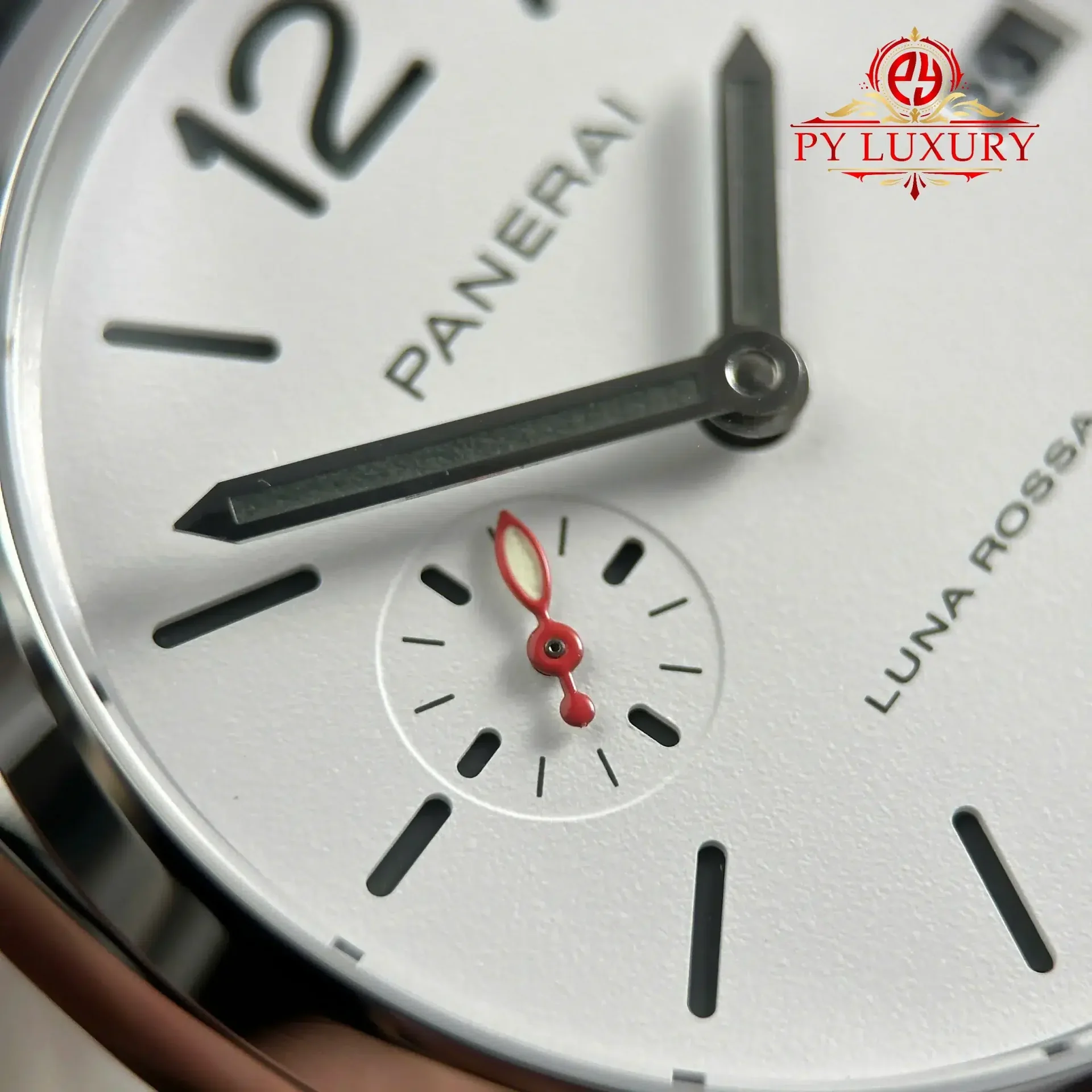 Panerai Luminor Due Luna Rossa PAM1381 White Dial Rubber Strap 1:1 Best Replica VSF 42mm - 图片 9