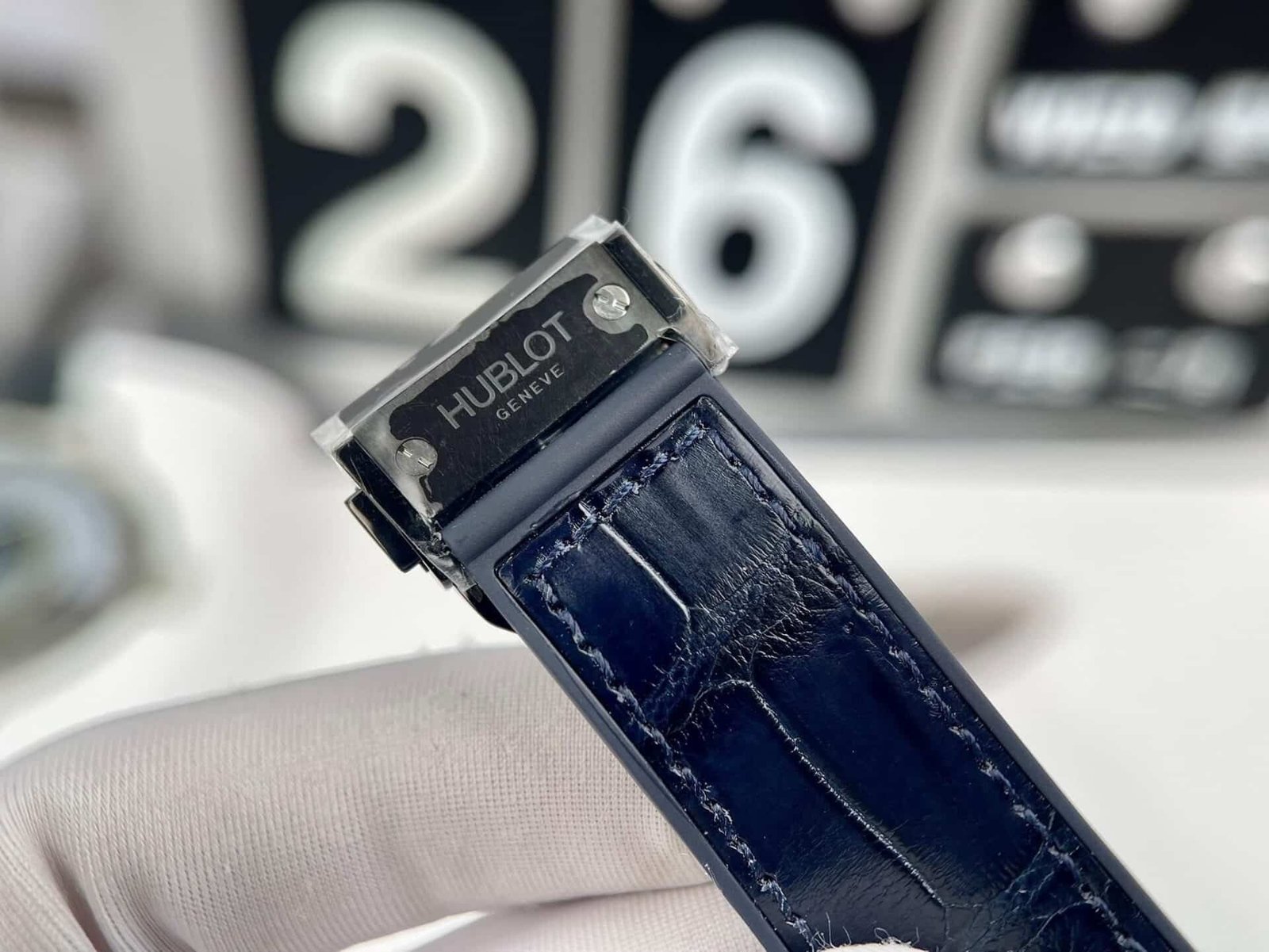 Hublot Classic Fusion Black Ceramic Blue Dial SW300 Movement 1:1 Replica JJZ 42mm - 图片 8