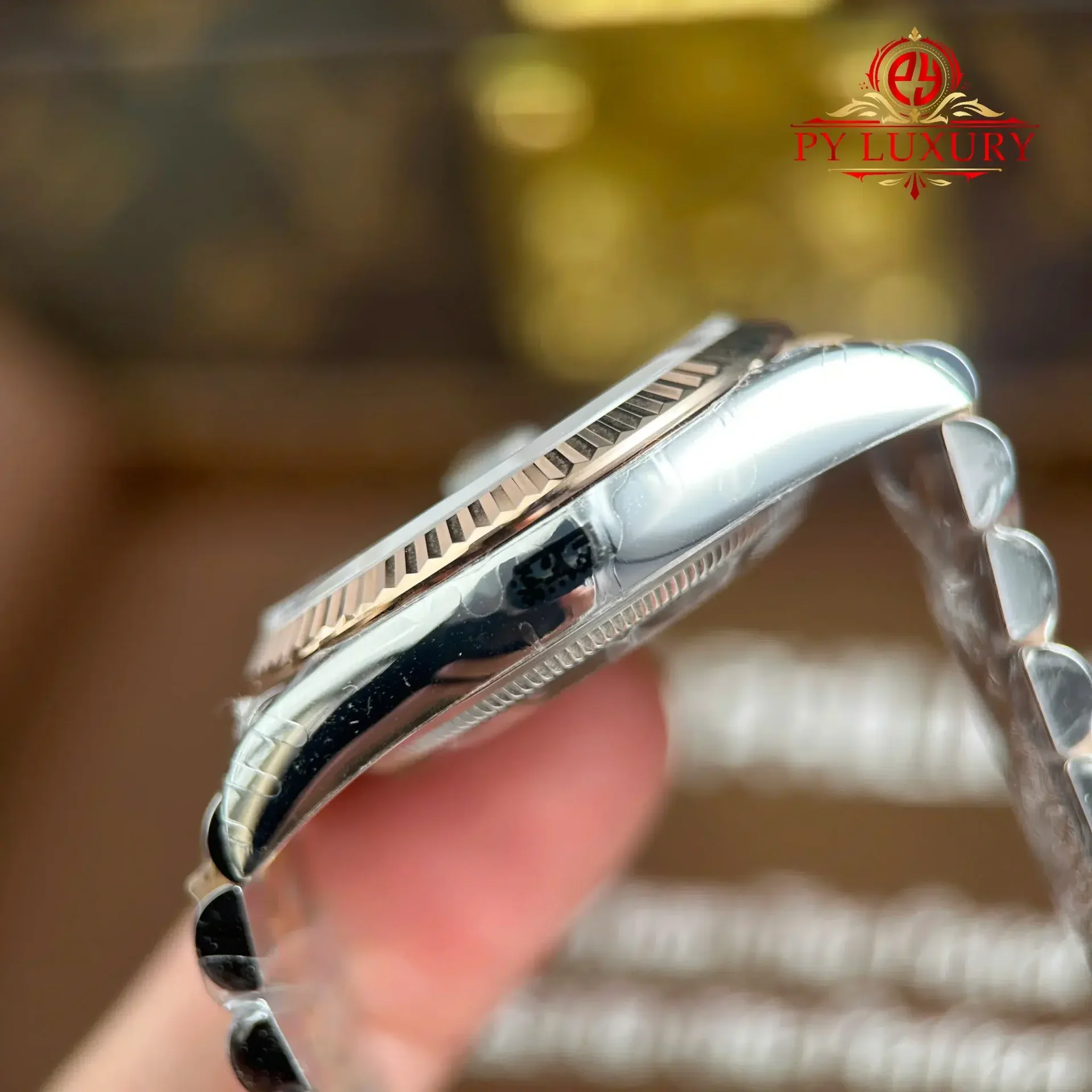 Rolex Datejust 126231 Rose Gold/Steel Slate Index Dial Jubilee Bracelet 1:1 Best Replica 36mm - 图片 8