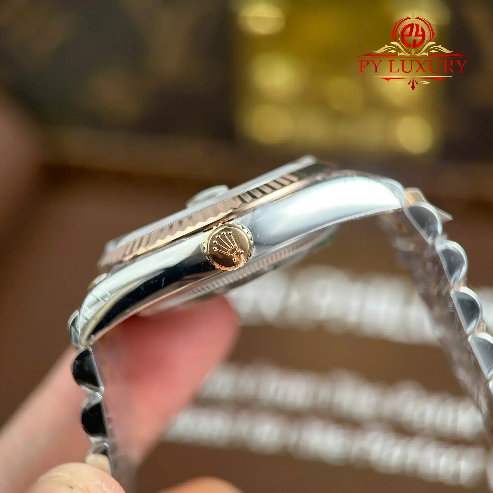 Rolex Datejust 126231 Rose Gold/Steel Slate Index Dial Jubilee Bracelet 1:1 Best Replica 36mm - 图片 9