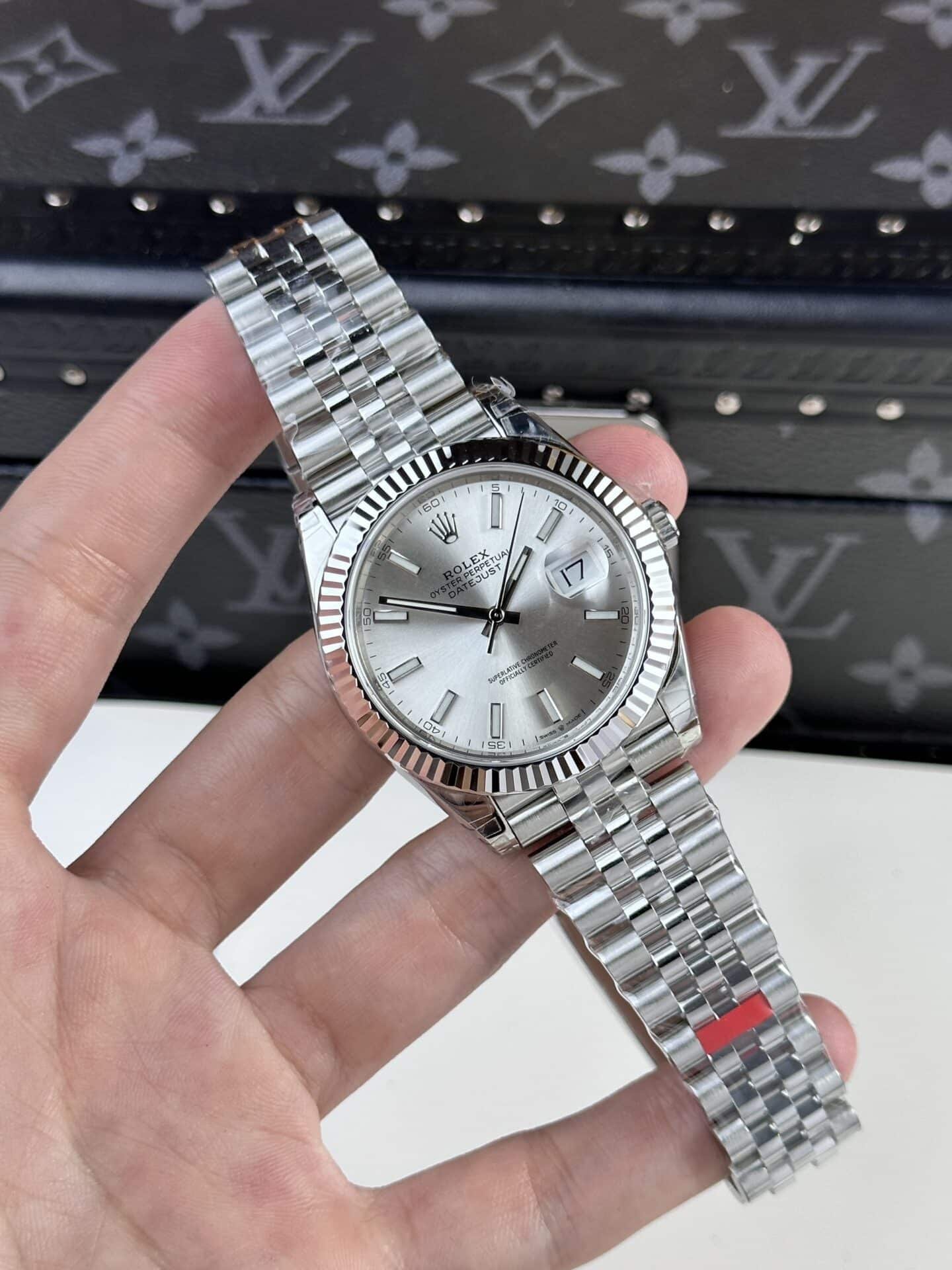 Rolex Datejust 126334 Silver Dial Luminous Hour Marker Jubilee Top Quality Replica VSF 41mm - 图片 2