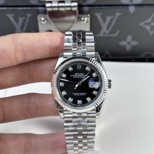 Rolex Datejust 126234 Black Diamond Dial Jubilee 1:1 Replica 36mm