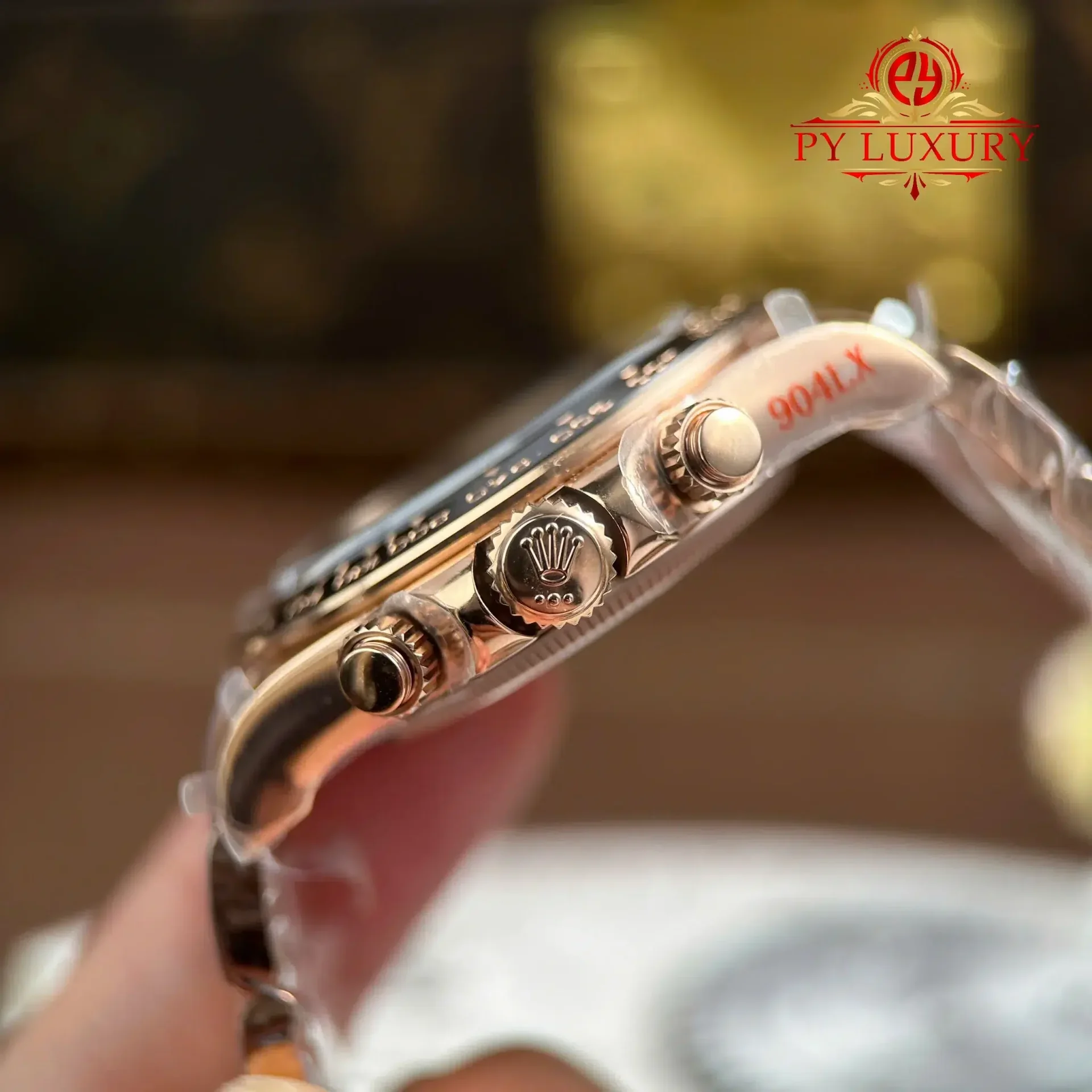 Rolex Cosmograph Daytona Le Mans 126525LN Rose Gold Black Dial Best Replica Gained Weight 198g QF 40mm (Free Sprung) - 图片 9