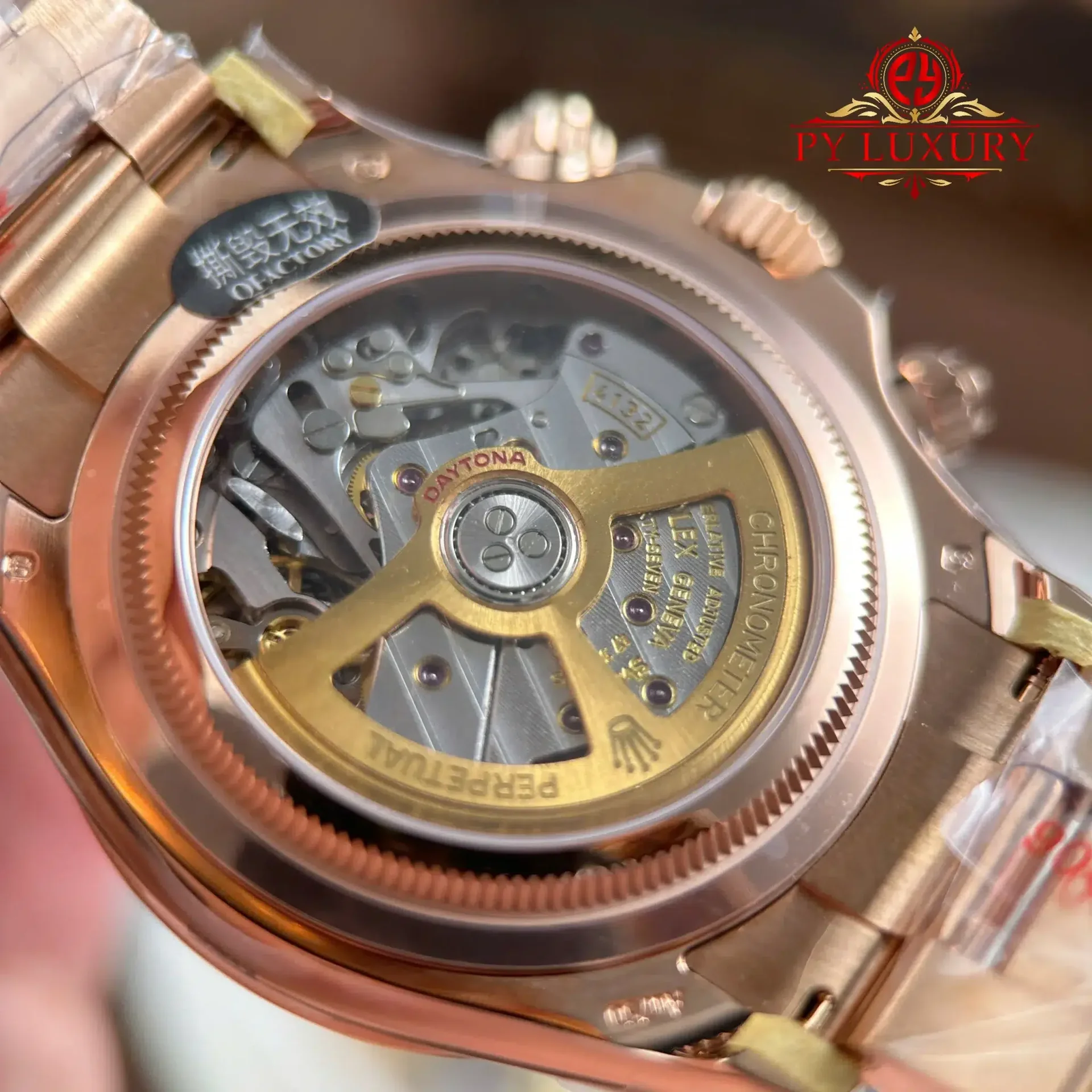 Rolex Cosmograph Daytona Le Mans 126525LN Rose Gold Black Dial Best Replica Gained Weight 198g QF 40mm (Free Sprung) - 图片 10