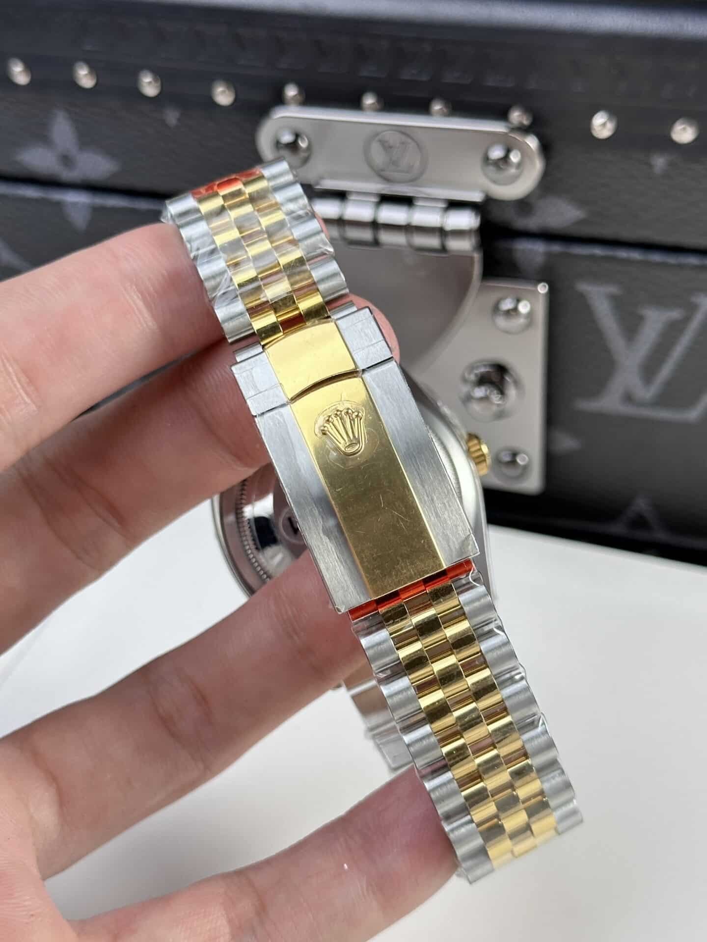 Rolex Datejust Wimbledon Two Tone Yellow Gold Jubilee Top Quality Replica 36mm - 图片 10